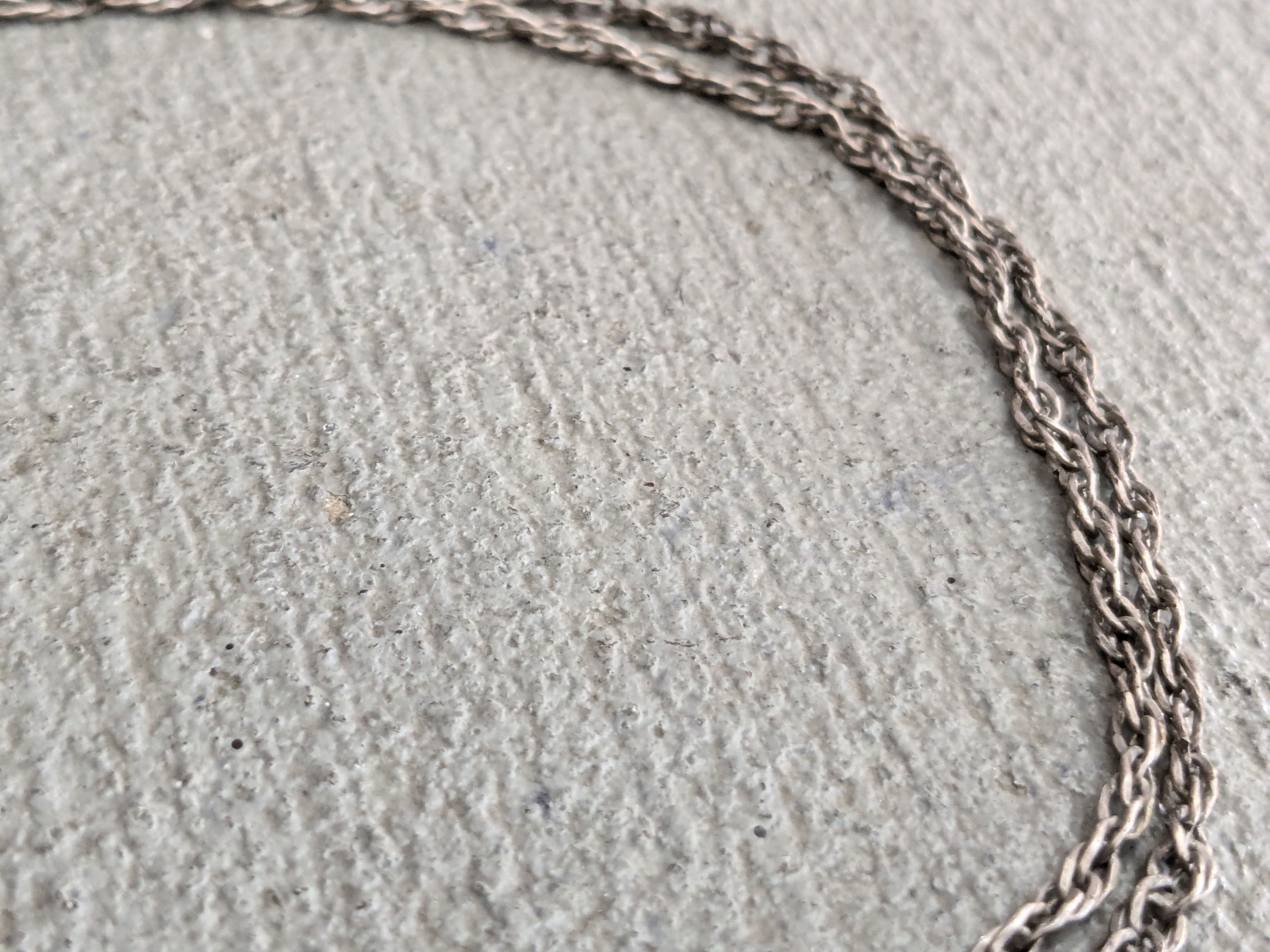 Jewelry Vintage Sterling Silver Necklace Rope Twist 25" Size ONE SIZE - 2 Thumbnail