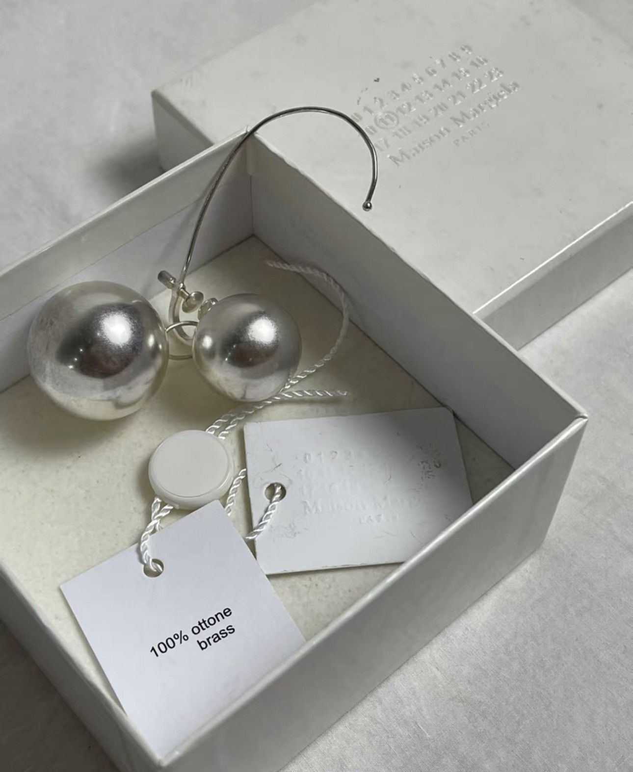 Maison Margiela Maison Margiela 17F/W runway ball ear hooks Size ONE SIZE - 1 Thumbnail