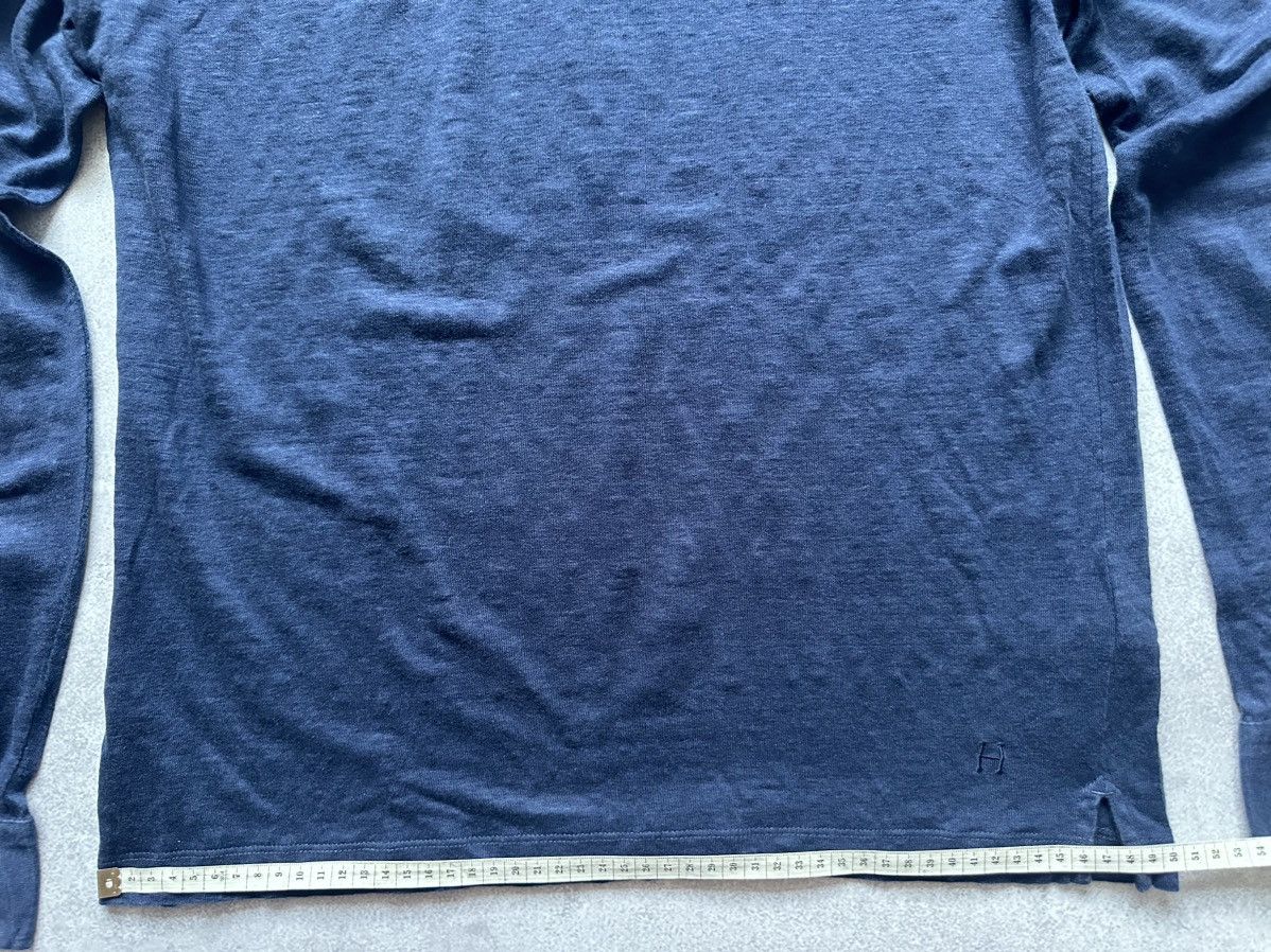 Designer × Hackett Hackett long sleeve t-shirt linen dark blue size L Size US L / EU 52-54 / 3 - 7 Thumbnail