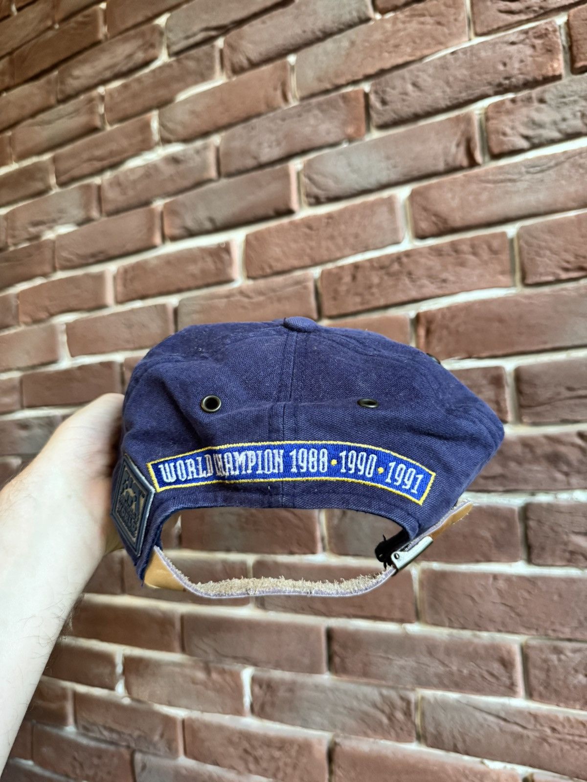 Vintage Vintage 90s Ayrton Senna Formula One Racing F1 Cap Hat Grail Size ONE SIZE - 6 Thumbnail