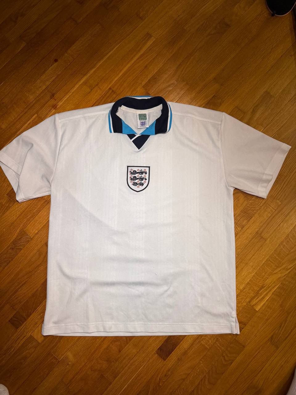 Chelsea Soccer Score Draw vintage retro England national team 1996 jersey Size US XL / EU 56 / 4 - 1 Thumbnail