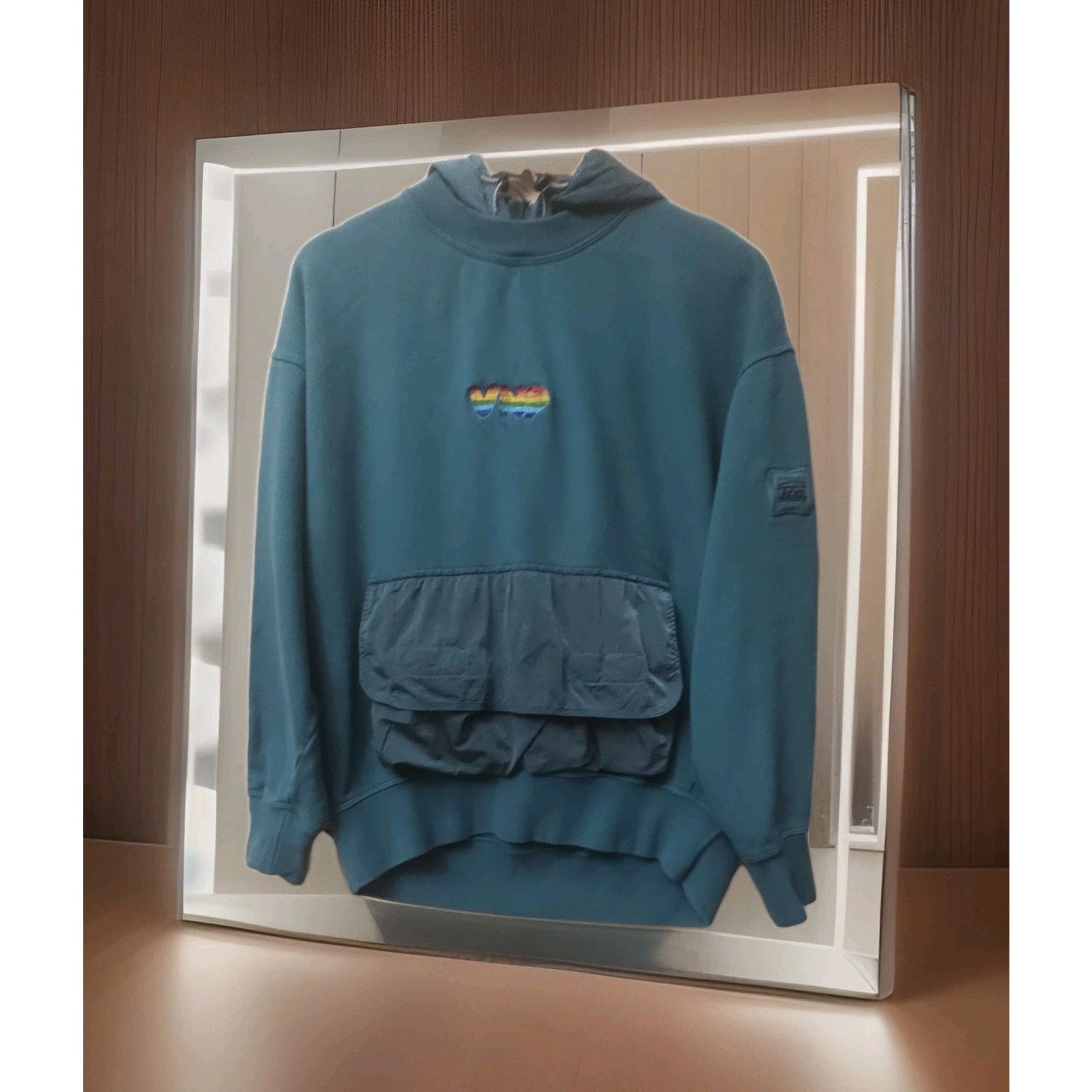 Aries Aries Wunderworld Nylon Hybrid Hoodie Sweatshirt Mens Size M Size US M / EU 48-50 / 2 - 1 Thumbnail