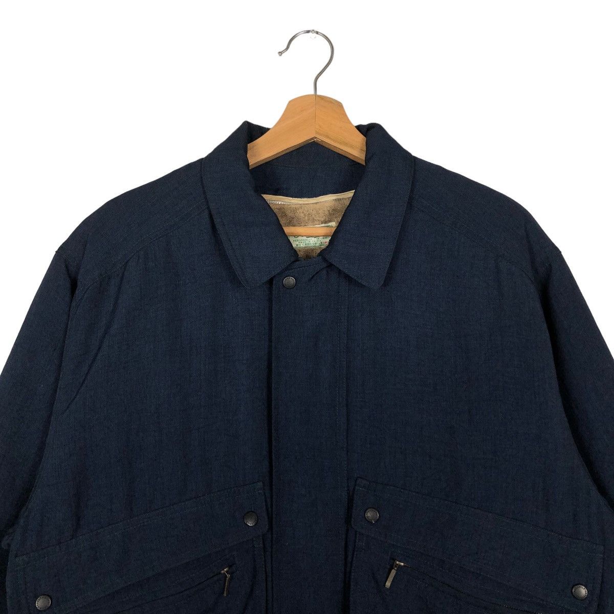 Japanese Brand 🔥Vintage Bomber Jacket Military Crocodile Issey Miyake Size US M / EU 48-50 / 2 - 2 Thumbnail