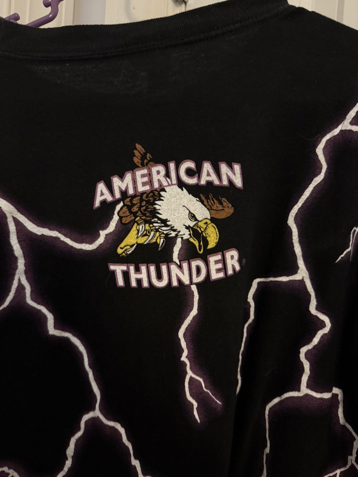 Vintage American Thunder Eagle T-Shirt Size US L / EU 52-54 / 3 - 3 Thumbnail