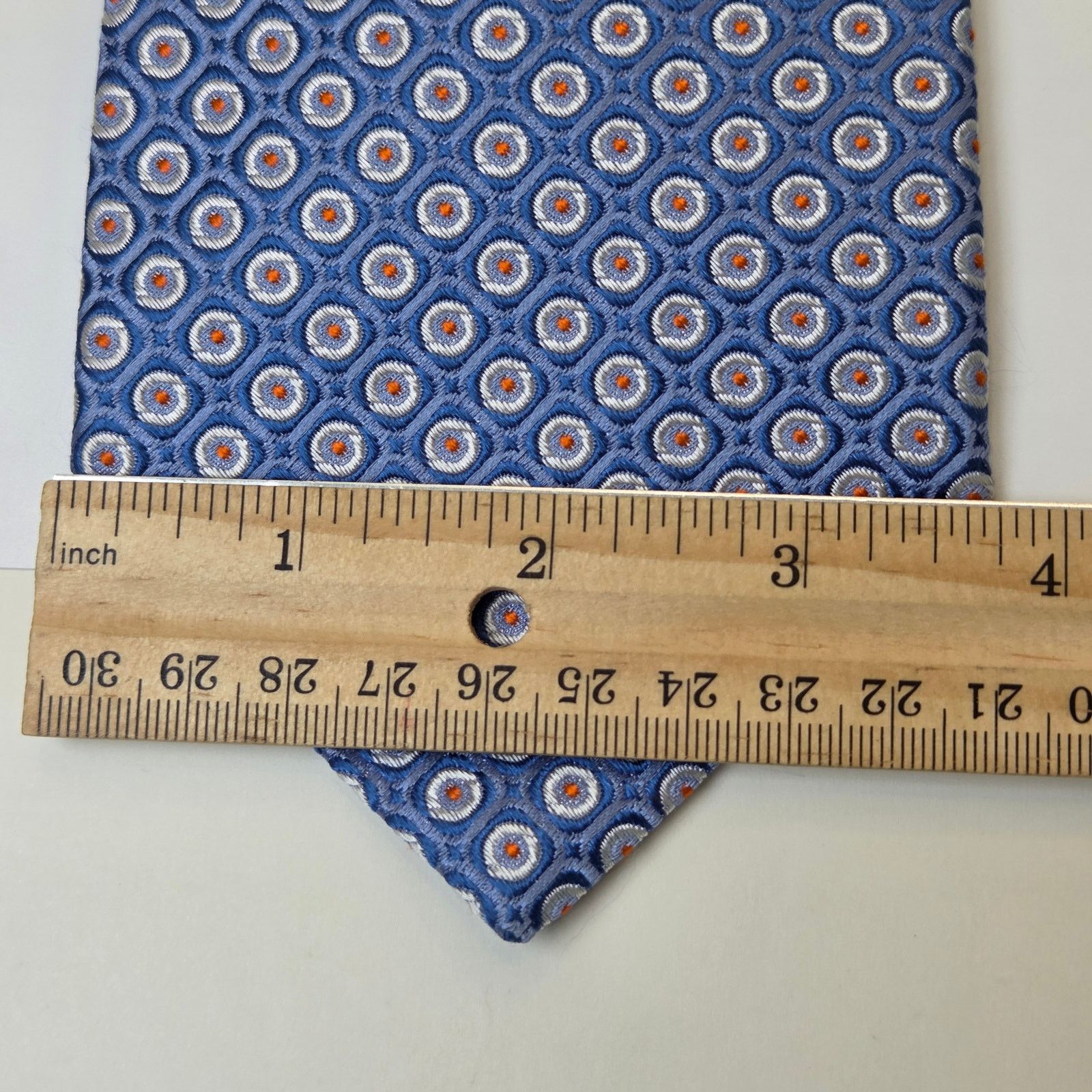 Tommy Hilfiger Tommy Hilfiger 100% Silk Ties Lot of 3 USA 3.75” Blue Size ONE SIZE - 8 Thumbnail