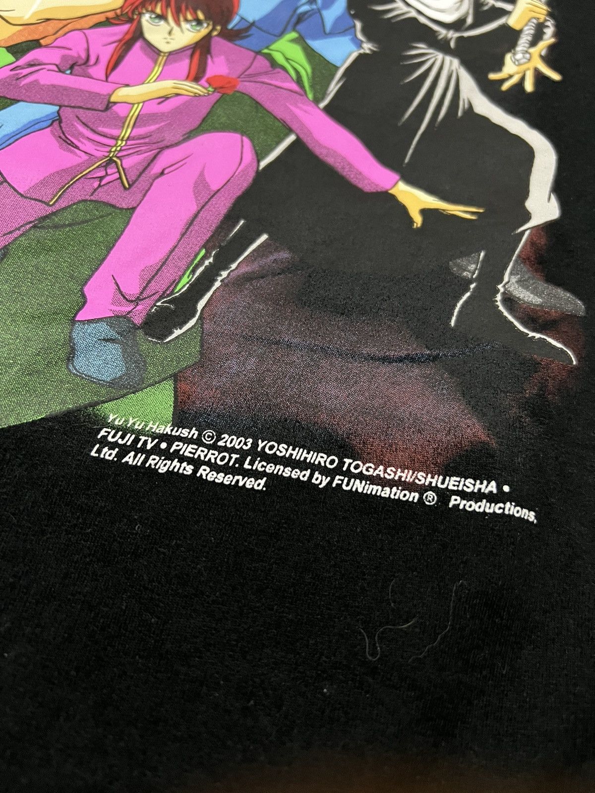 Anime × Japanese Brand × Vintage Vintage 2003 Yu Yu Hakusho 🇯🇵 Anime Funimation Hoodie Size US L / EU 52-54 / 3 - 7 Thumbnail
