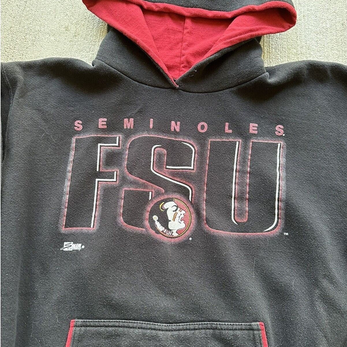 NCAA × Salem Sportswear × Vintage FSU Florida Seminoles Front Row Salem Hoodie Men’s Large Size US L / EU 52-54 / 3 - 2 Thumbnail