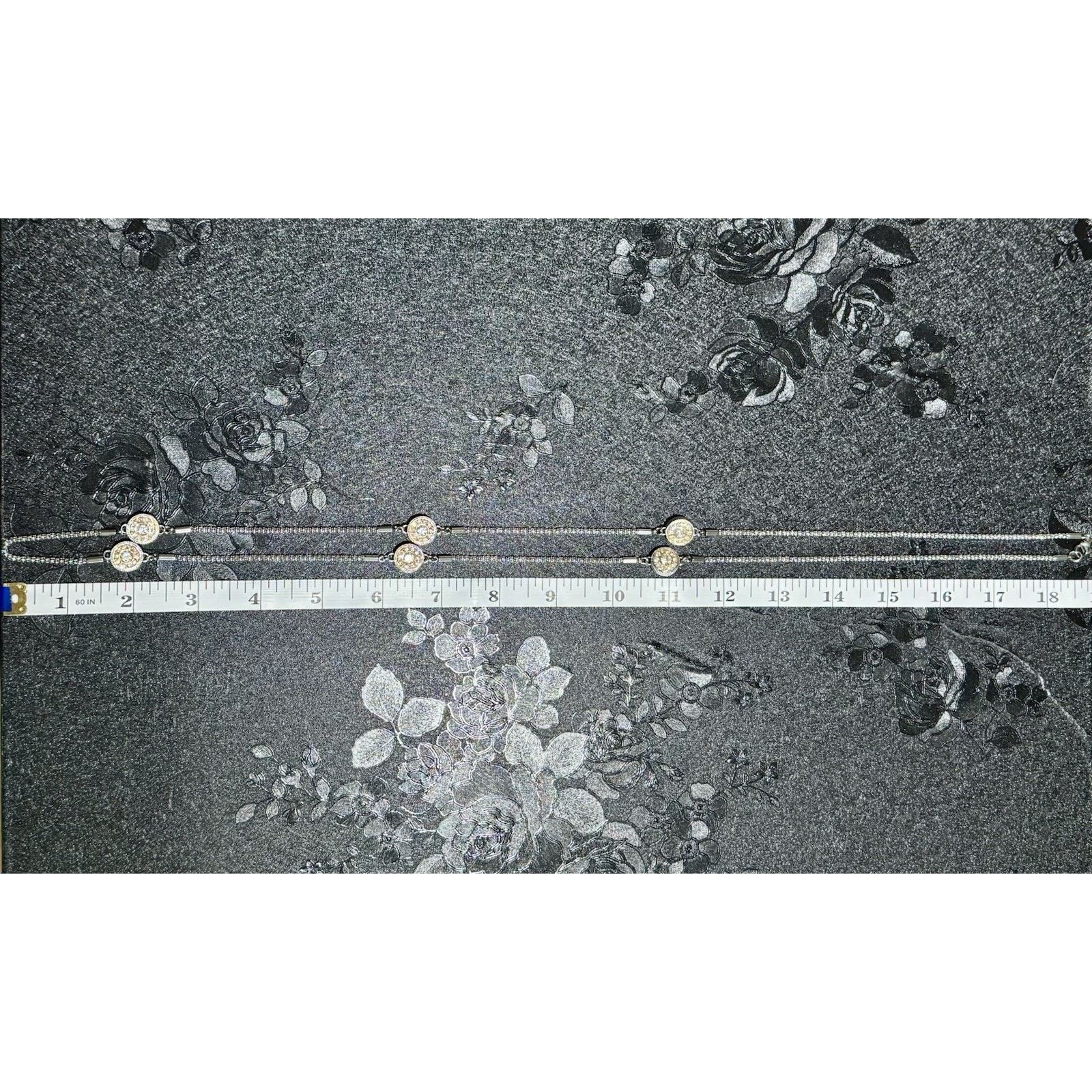 & Other Stories Emma Skye Crystal Silver 36" Necklace DSMK stainless steel Size ONE SIZE - 5 Thumbnail