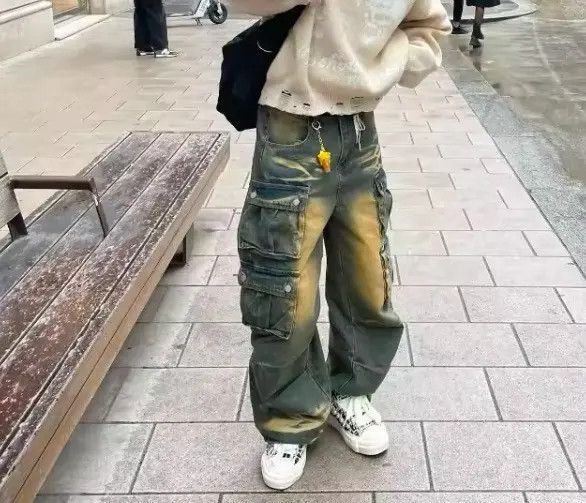 Jean Kitazawa x Reiko Washed Baggy Jeans Size US 33 - 5 Thumbnail