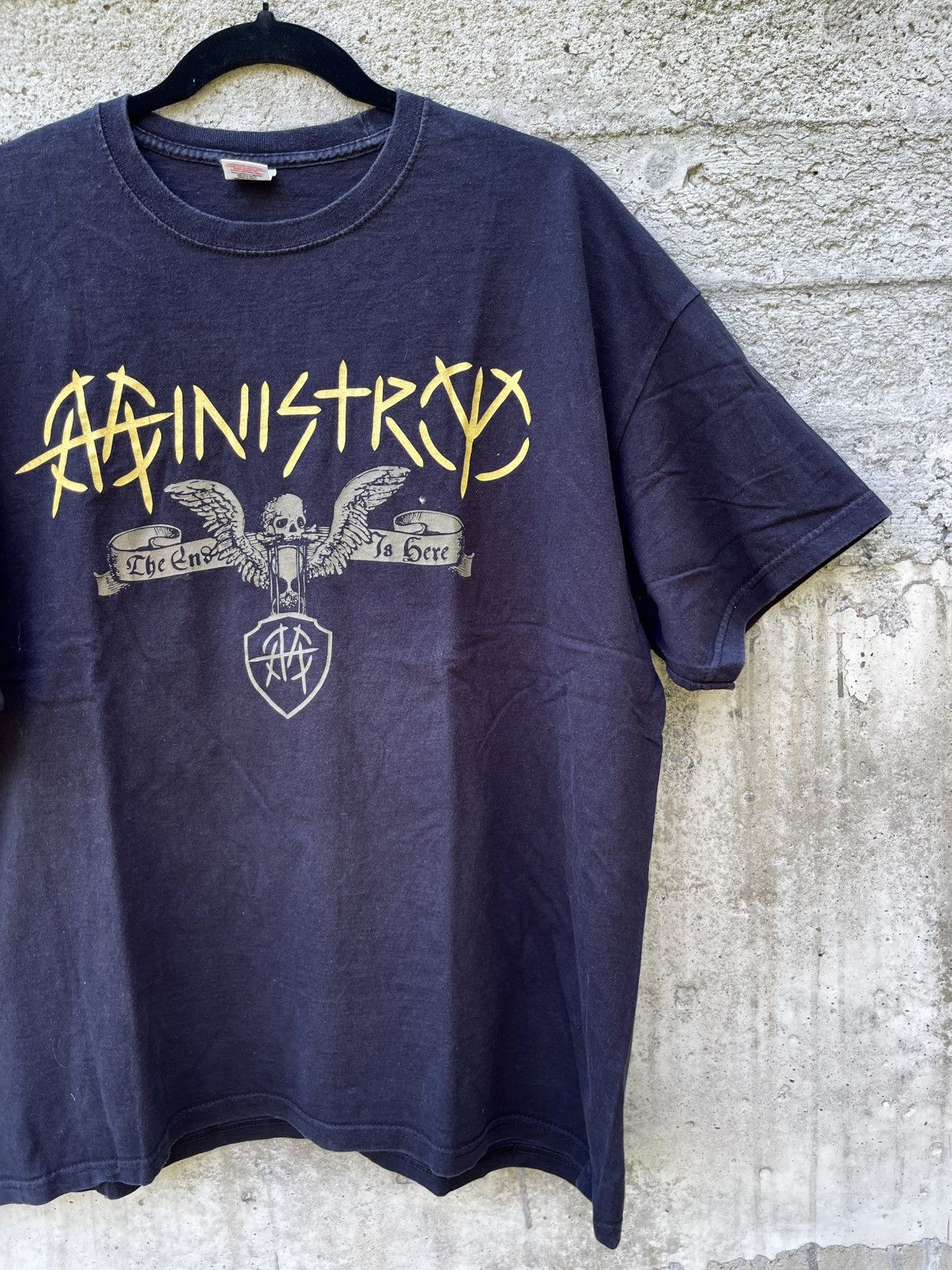 Band Tees 2008 Ministry CH Latour Vintage balck t-shirt Size US XXL / EU 58 / 5 - 4 Thumbnail