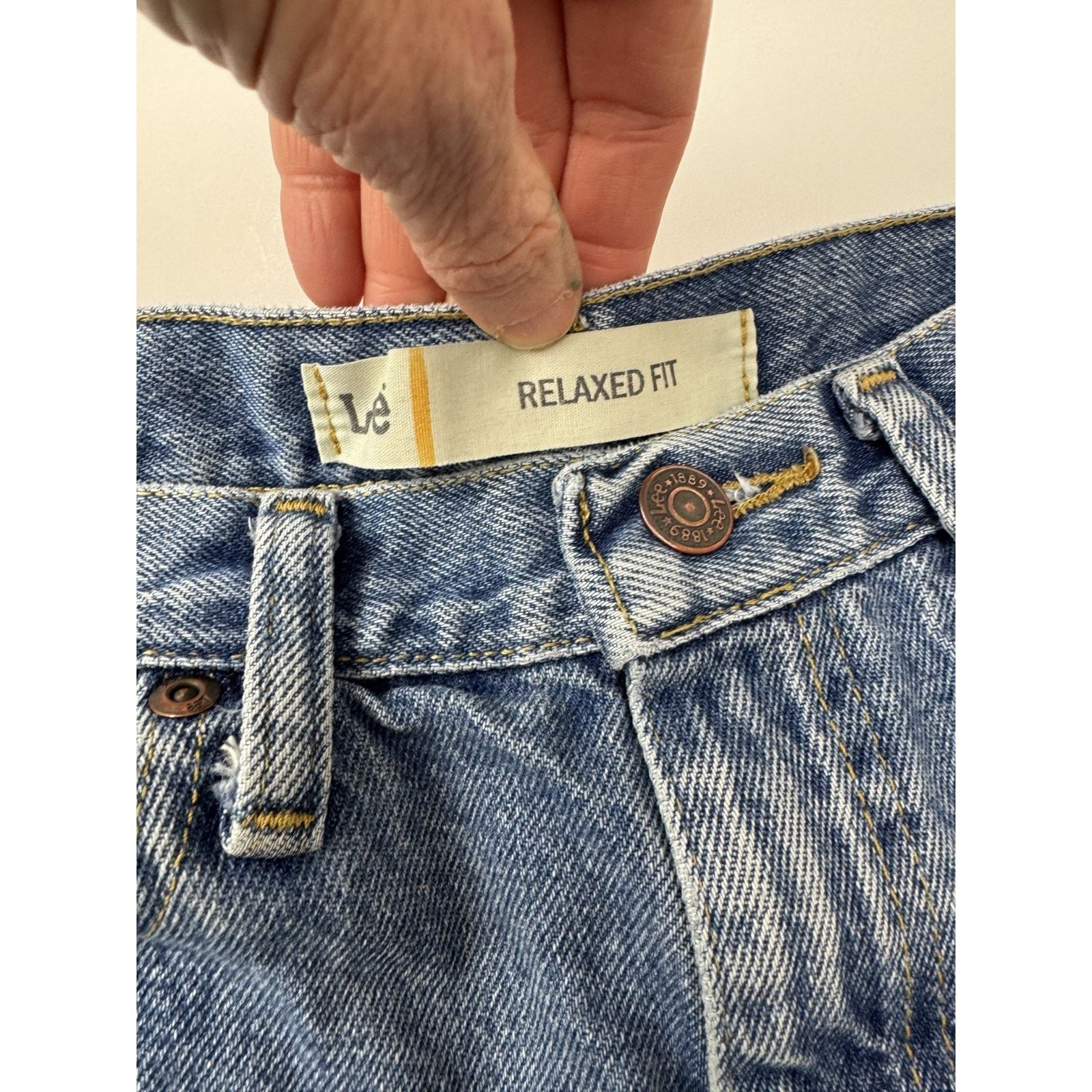 Lee Vintage 90s Lee Relaxed Fit Jeans Cotton Blue Men's 32*30 Size US 32 / EU 48 - 2 Thumbnail