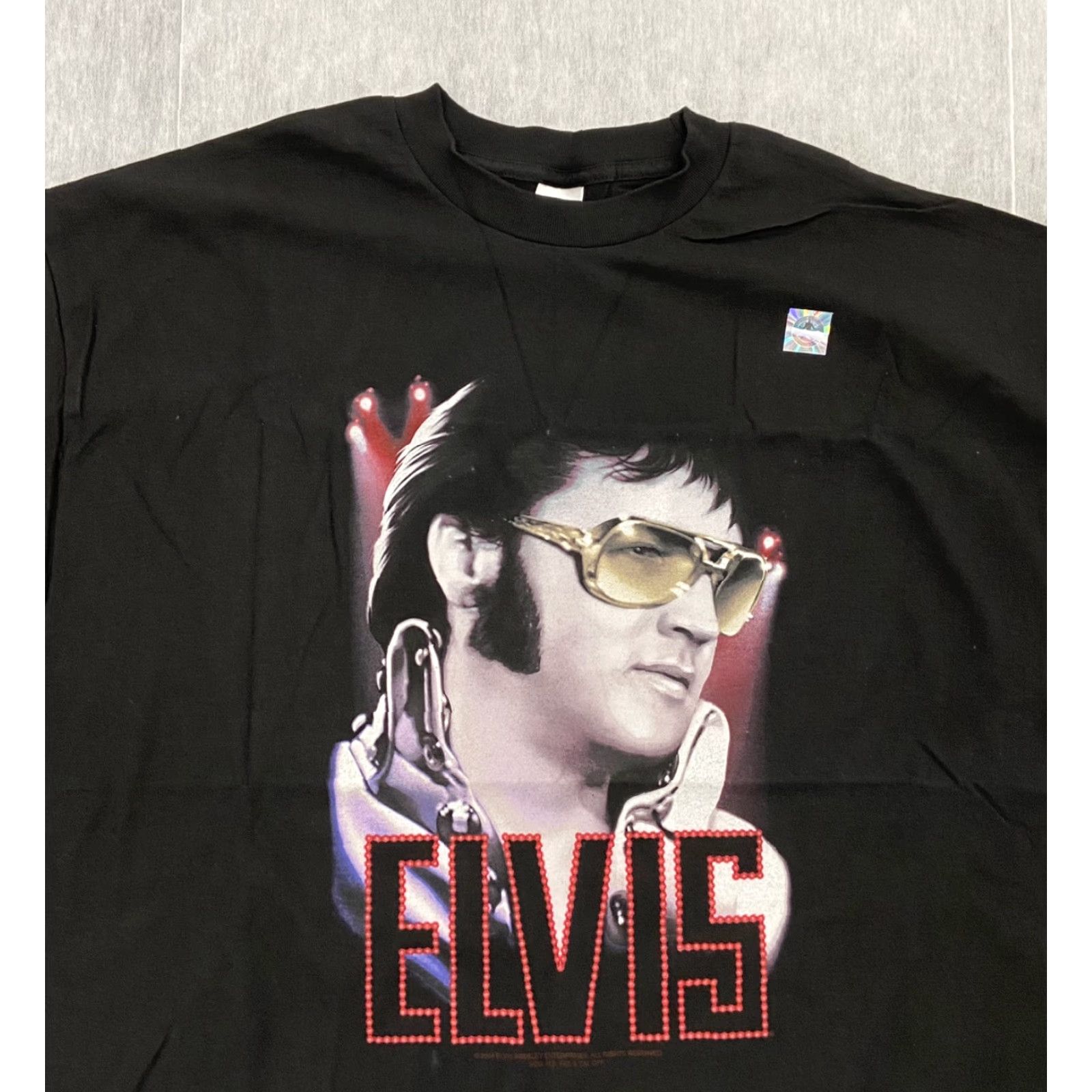 Vintage VINTAGE Elvis Presley T-Shirt Adult 2XL Black Rock N Roll Y2K Crew Neck Cotton Logo Mens XXL Size US XXL / EU 58 / 5 - 3 Thumbnail