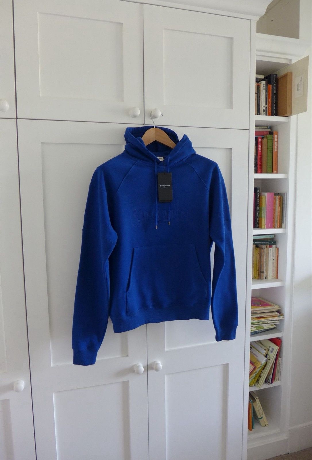 Yves Saint Laurent Saint Laurent Paris saint Laurent logo embroidered hoodie Size US L / EU 52-54 / 3 - 3 Thumbnail