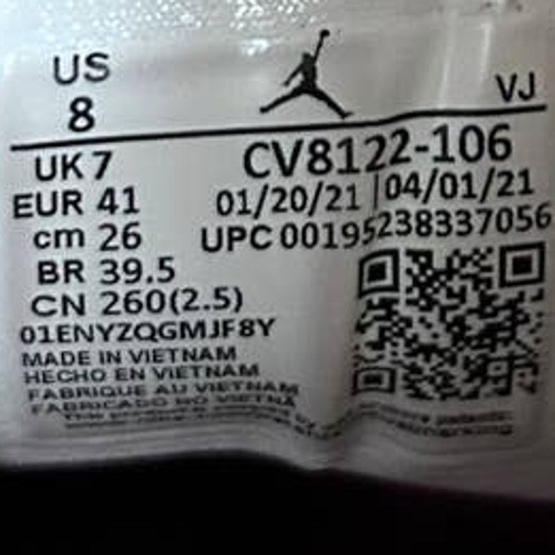 Nike Nike - Air Jordan MA2 - Sneakers - White/Black - Men's - 8 Size US 8 / EU 41 - 9 Thumbnail