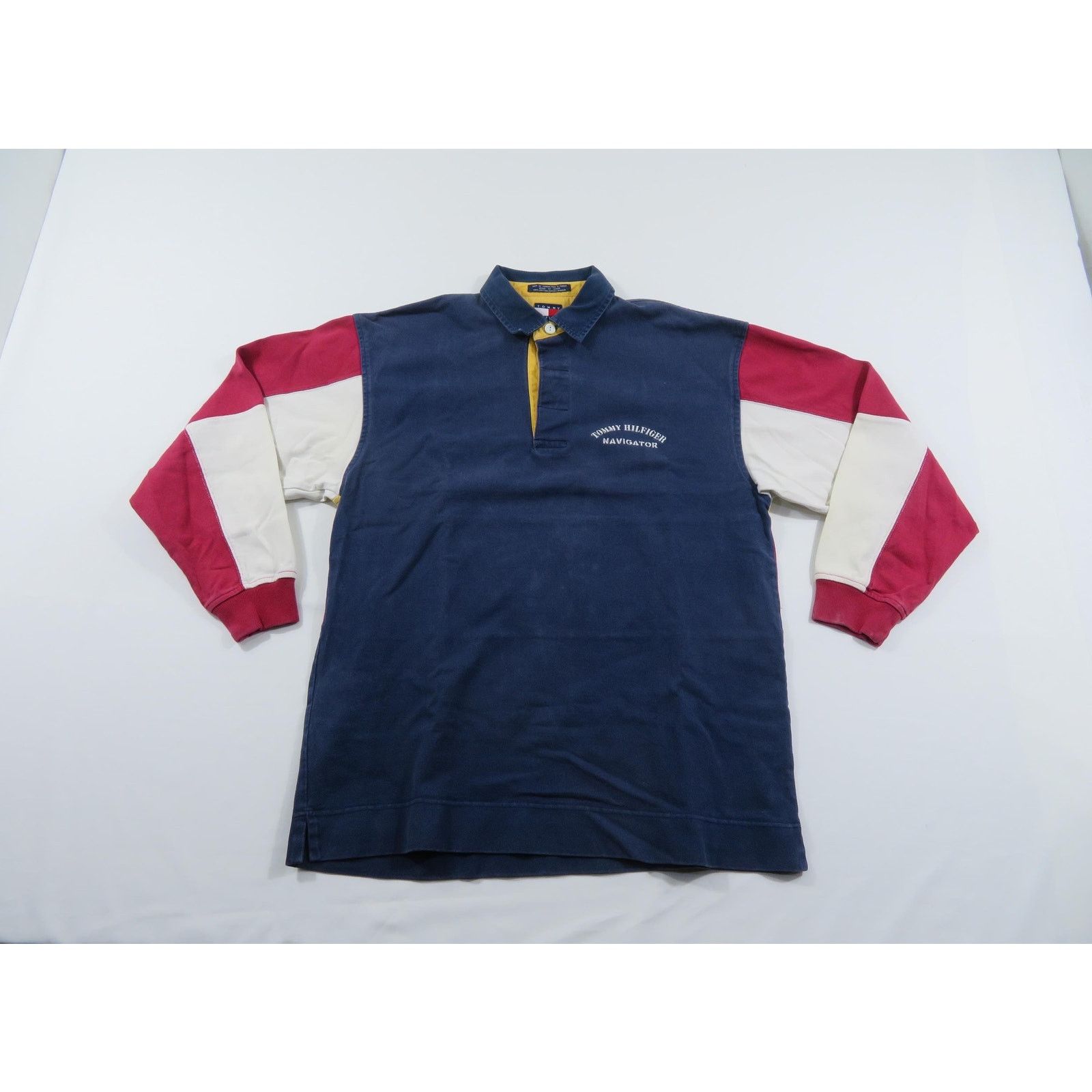Tommy Hilfiger Tommy Hilfiger Navigator Sailing Long Sleeve Shirt M 1990s Size US M / EU 48-50 / 2 - 1 Thumbnail