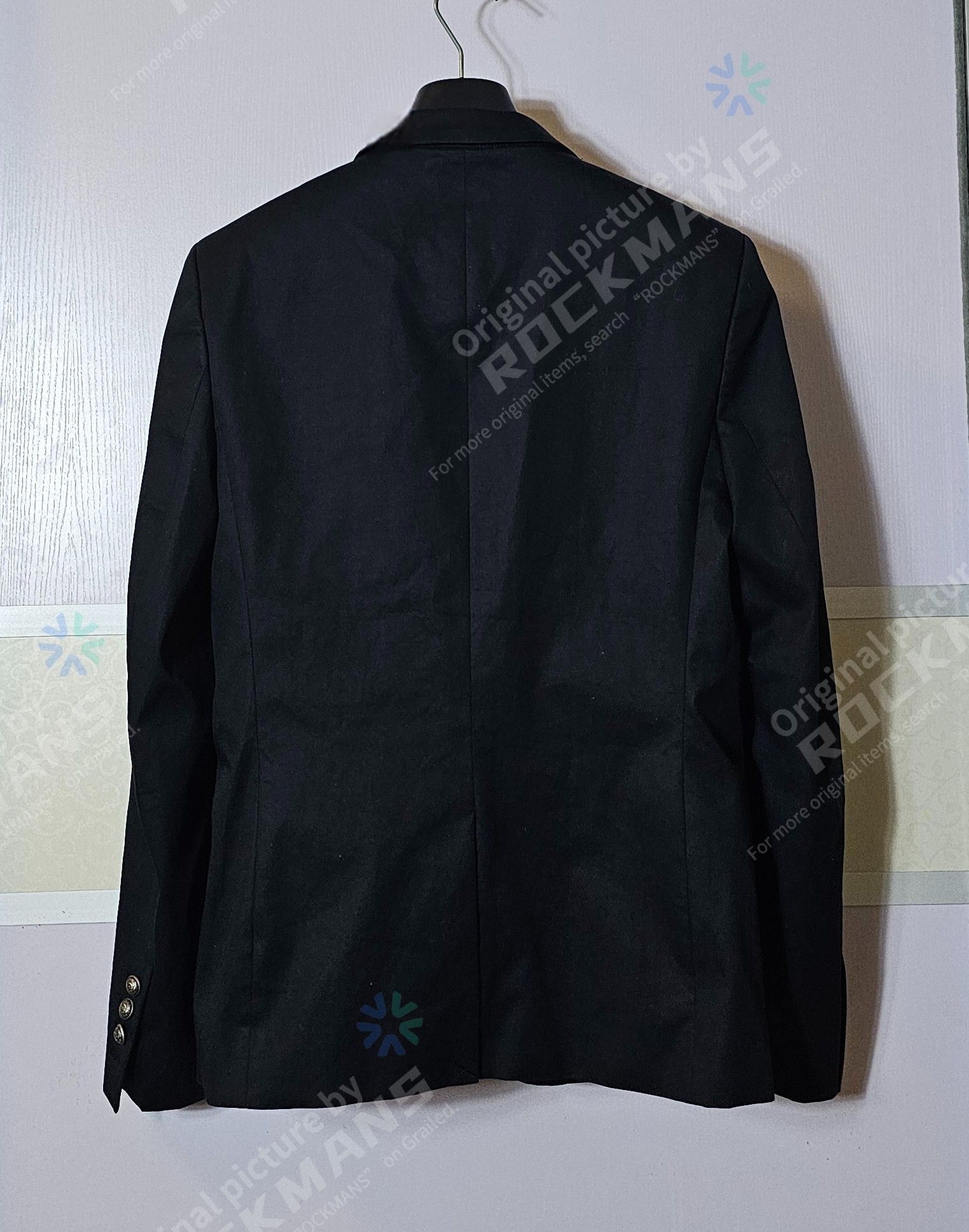 Balmain Balmain Double-Breasted Suit Jacket Size 50 Size 50R - 4 Thumbnail