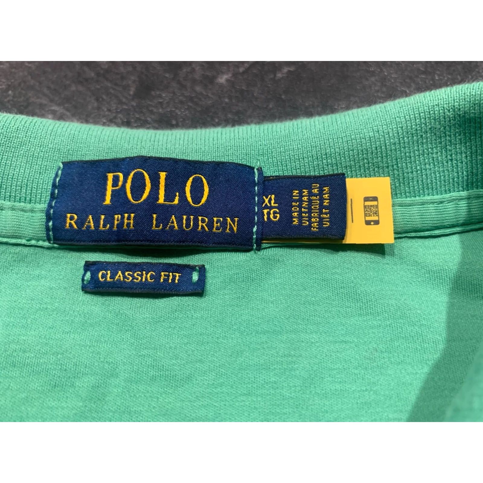 Ralph Lauren VINTAGE Ralph Lauren Polo Shirt Men's XL Green Golf Casual Short Sleeve Cotton Logo 90s Mens Size US XL / EU 56 / 4 - 4 Thumbnail