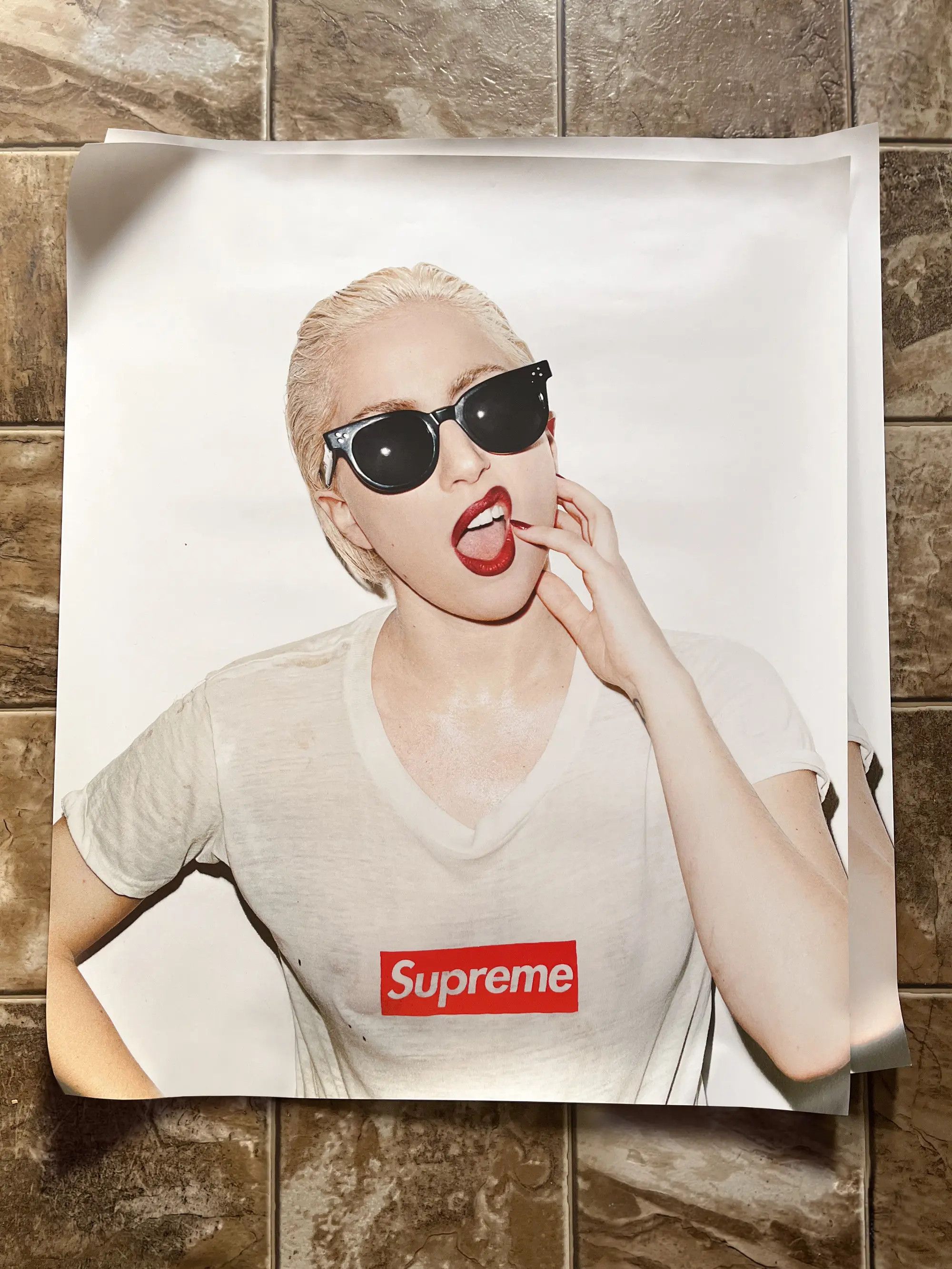 Supreme Lady Gaga Poster | Grailed