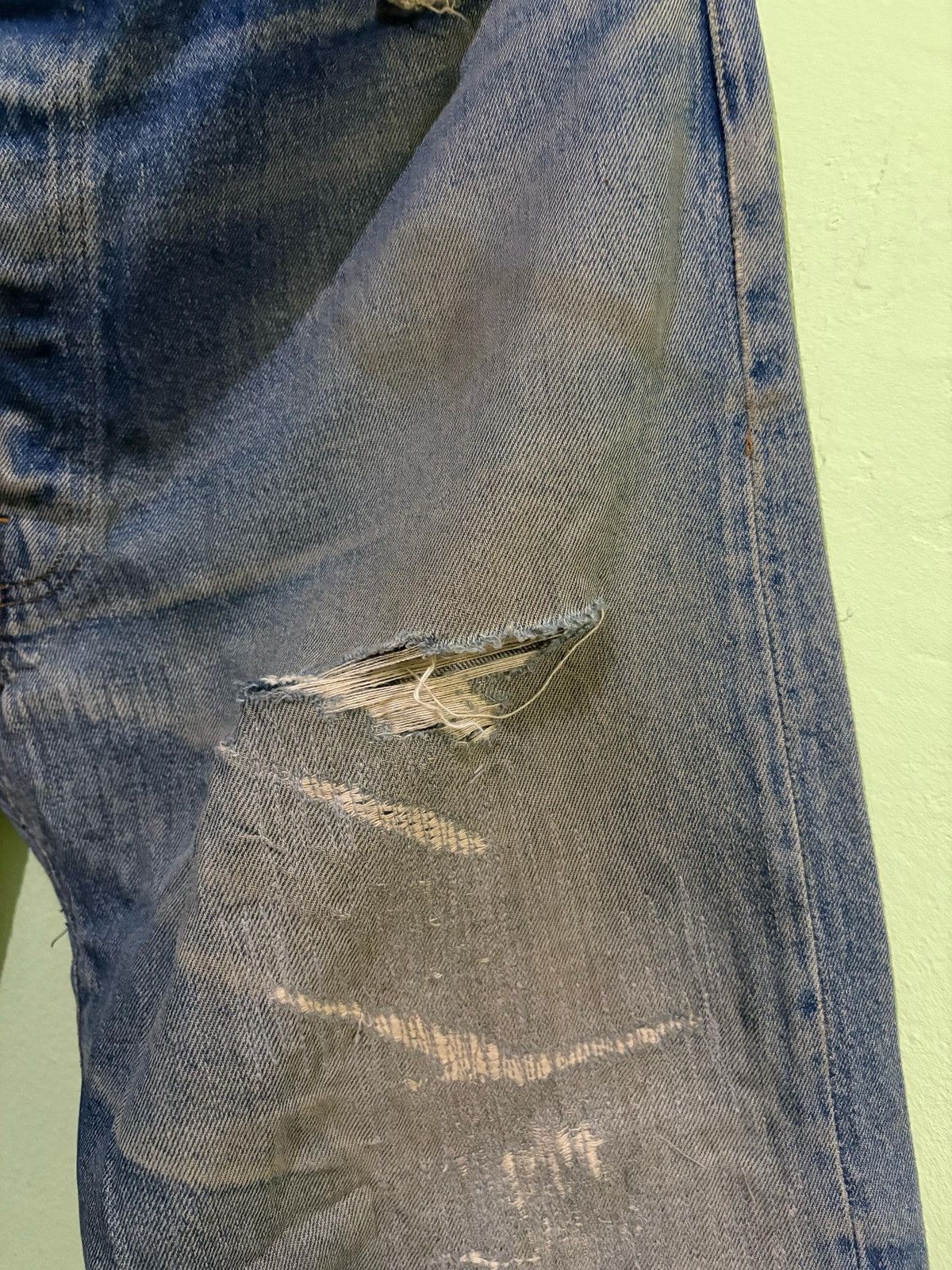 Levi's × Levi's Vintage Clothing Vintage 501 Levis Distressed Denim Pant Size US 38 / EU 54 - 12 Thumbnail