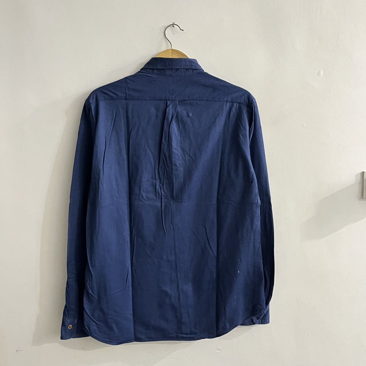 Japanese Brand United Arrow - Blue Minimalist Ls Button Up Size US L / EU 52-54 / 3 - 7 Thumbnail