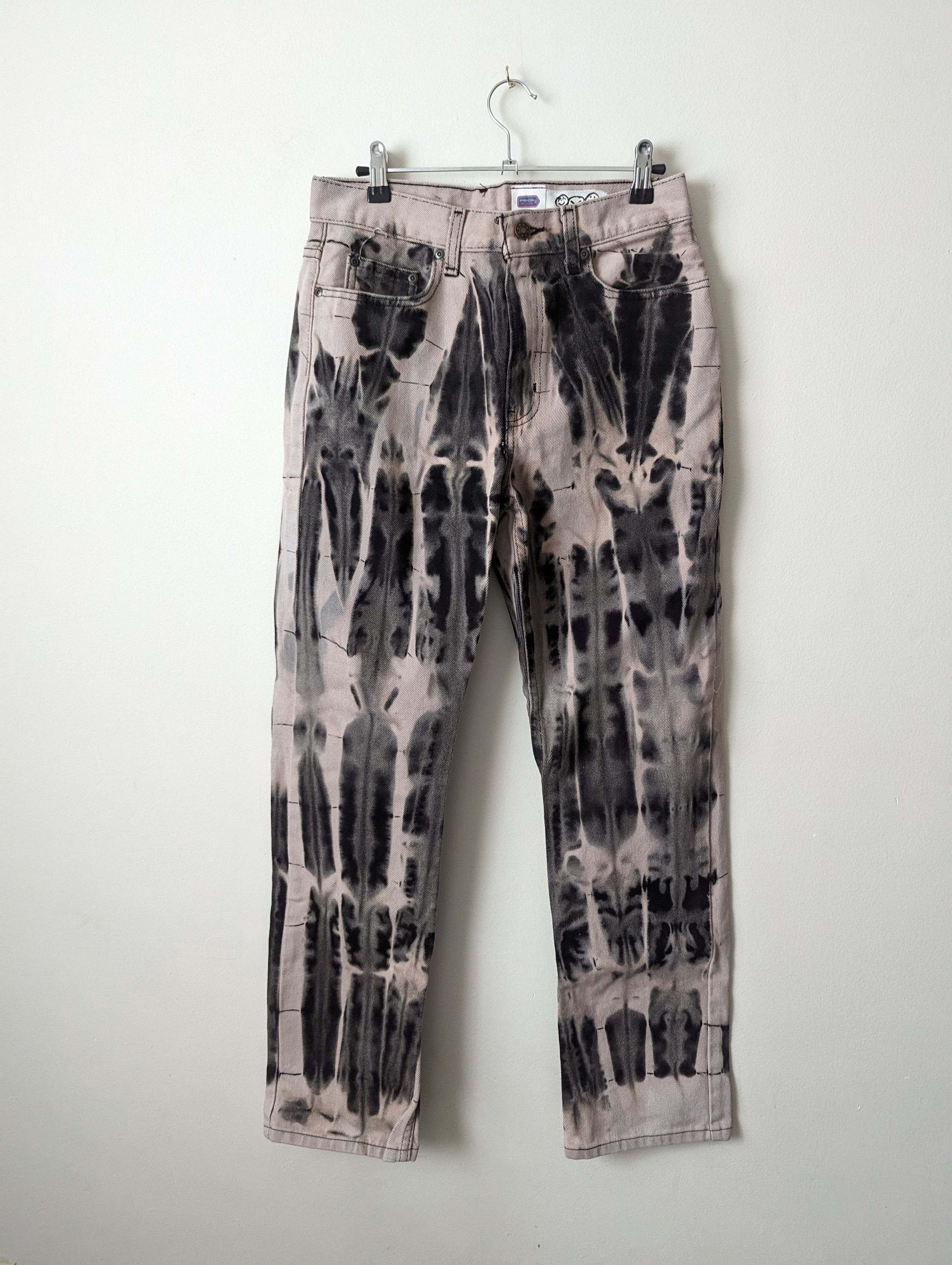 Tornado Mart Bleached X-Ray Jeans Size US 30 / EU 46 - 3 Thumbnail