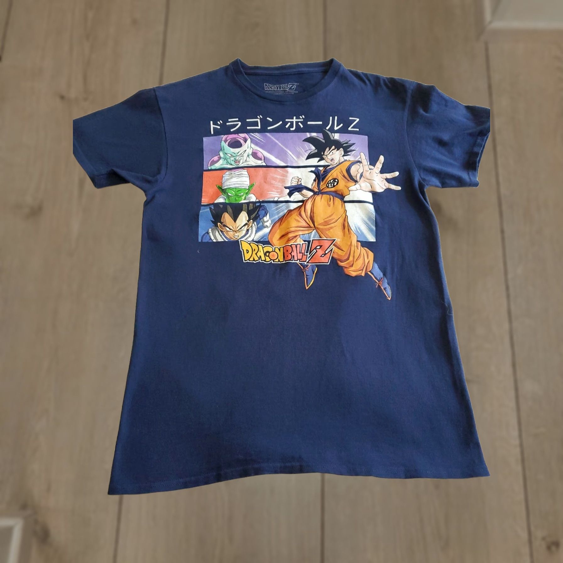 Vintage Funimation Dragonball Z Goku T-Shirt Navy M Shirt Mens Crew Neck Short Sleeve Cotton 100% Graphic Print Anime 90s Theme Size US M / EU 48-50 / 2 - 1 Thumbnail