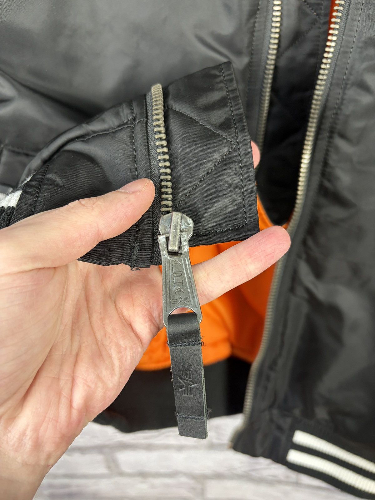 Alpha Industries Vintage rare bomber Alpha Industries military jacket Size US M / EU 48-50 / 2 - 8 Thumbnail