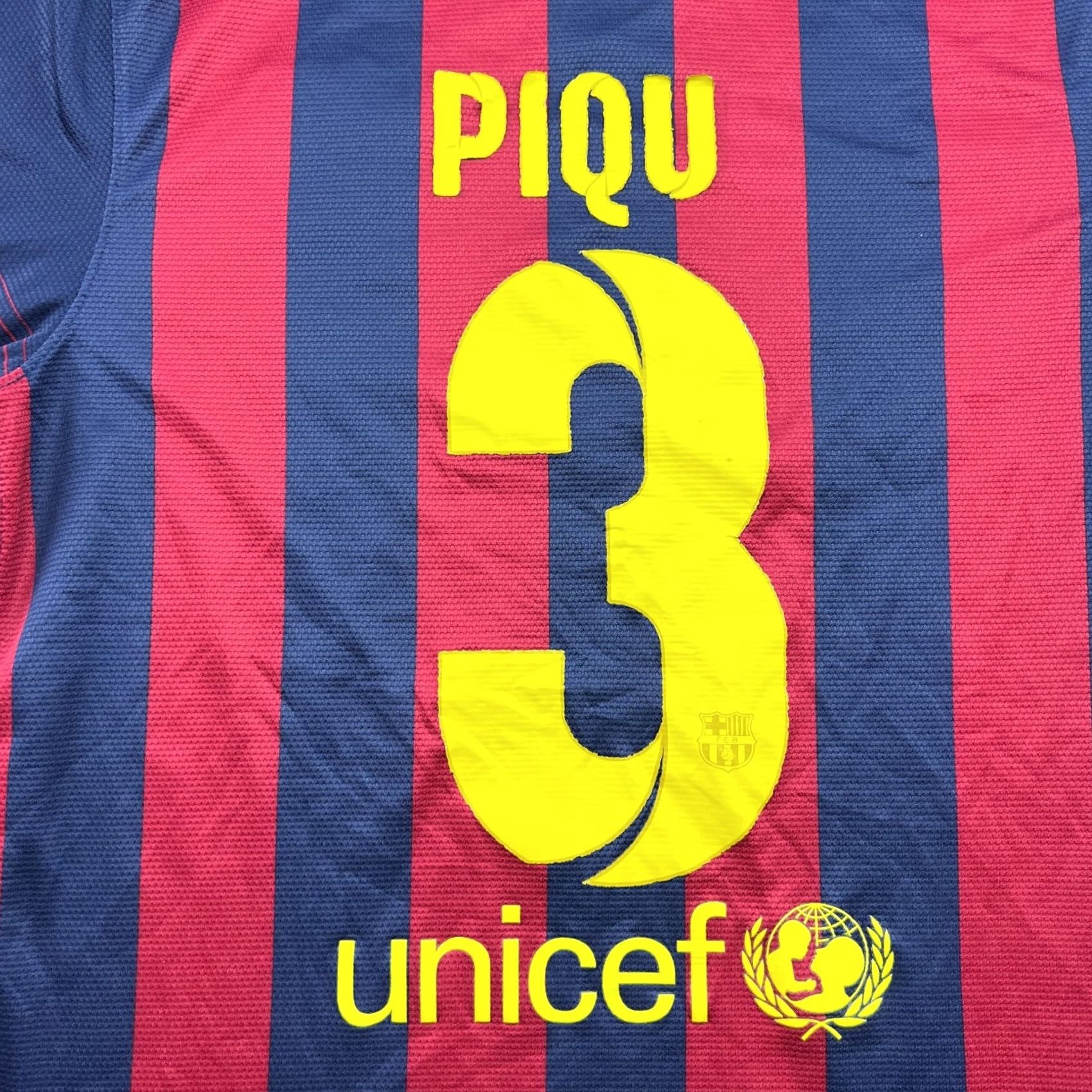 Nike Nike Barcelona 2013 2014 Home Pique Mens Football Jersey Shirt Small Adults Size US S / EU 44-46 / 1 - 6 Thumbnail