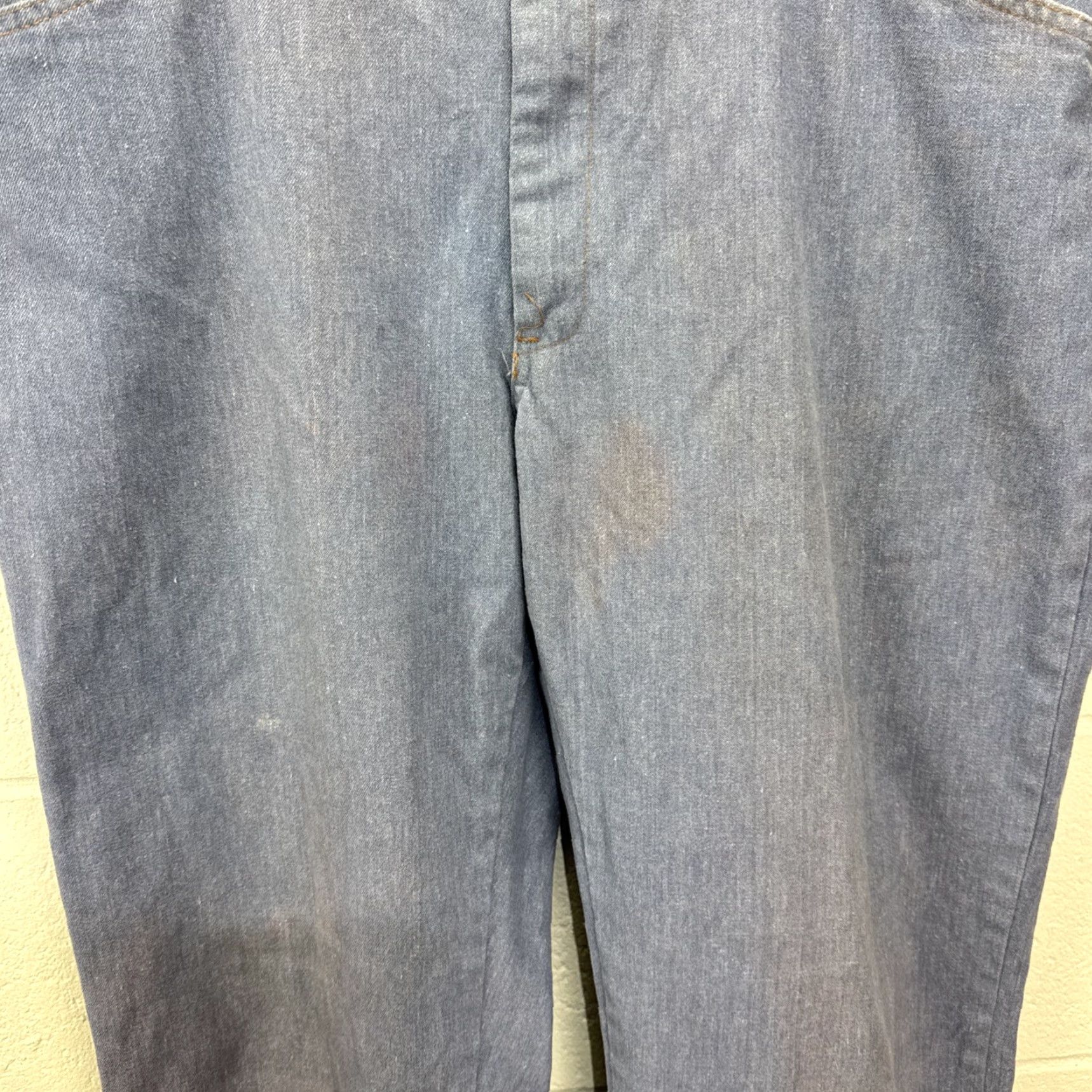 Denime VINTAGE Oak Leaf Scoville 70s Bootcut Jeans 38x34 Blue Mid Rise Mens Size US 38 / EU 54 - 5 Thumbnail