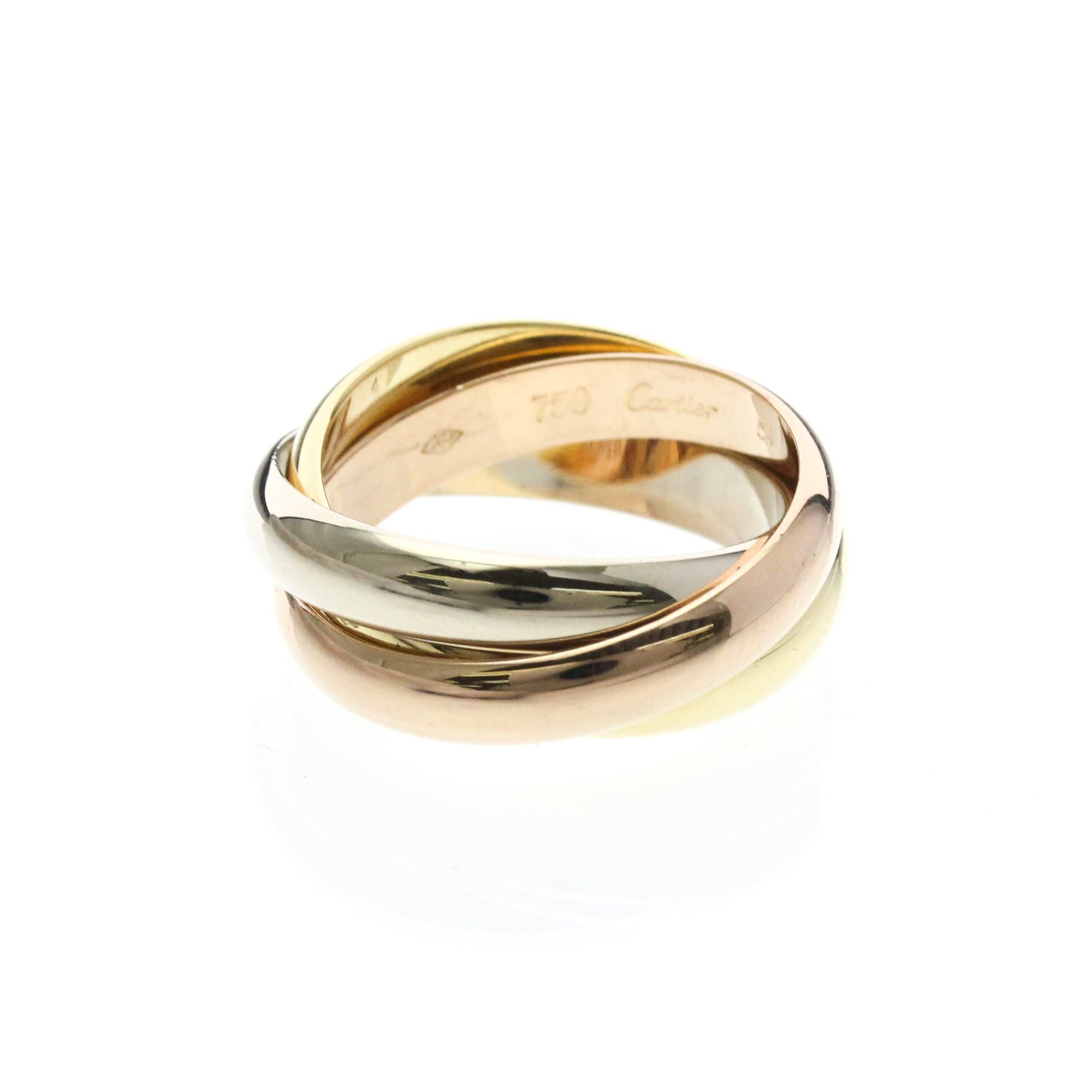 Cartier CARTIER Trinity Ring Yellow Gold (18K),Pink Gold (18K),White Gold (18K) Polished Size ONE SIZE - 1 Thumbnail