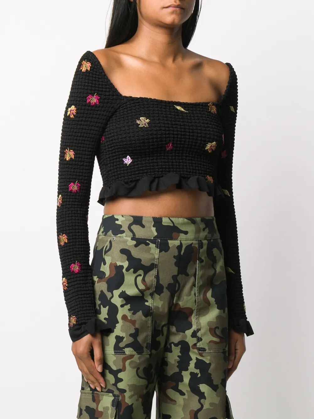 Off-White o1y1225 Crop Top in Multicolor Size XS / US 0-2 / IT 36-38 - 3 Thumbnail