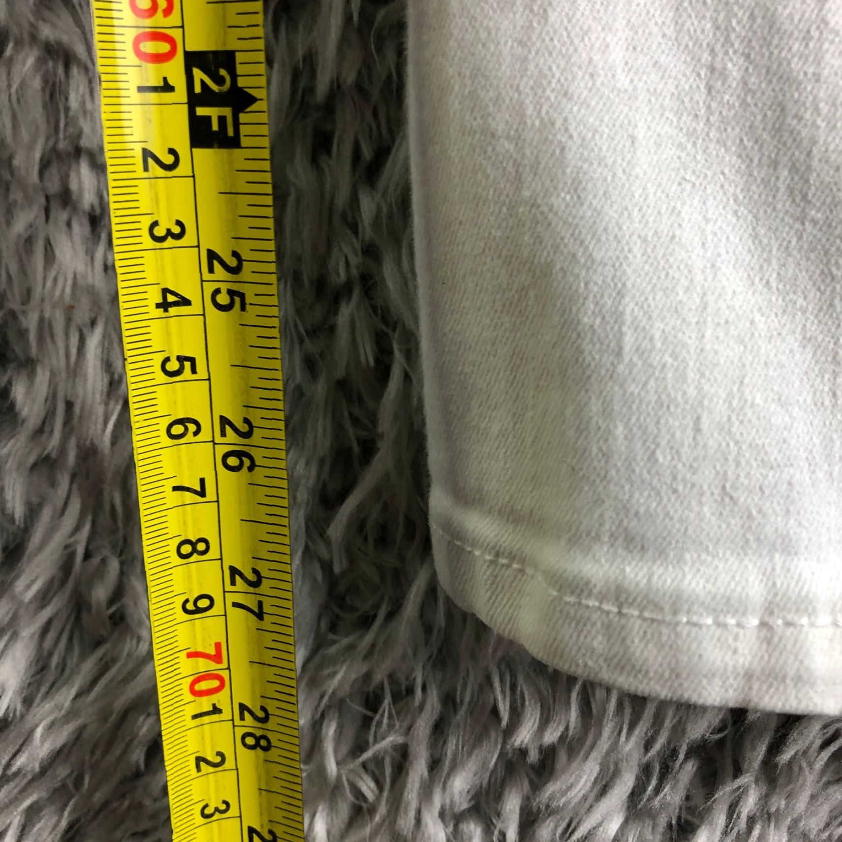 Denime SONOMA Jeans Womens Size 4 Mid Rise Skinny White Denim Pants Size 27" / US 4 / IT 40 - 3 Thumbnail