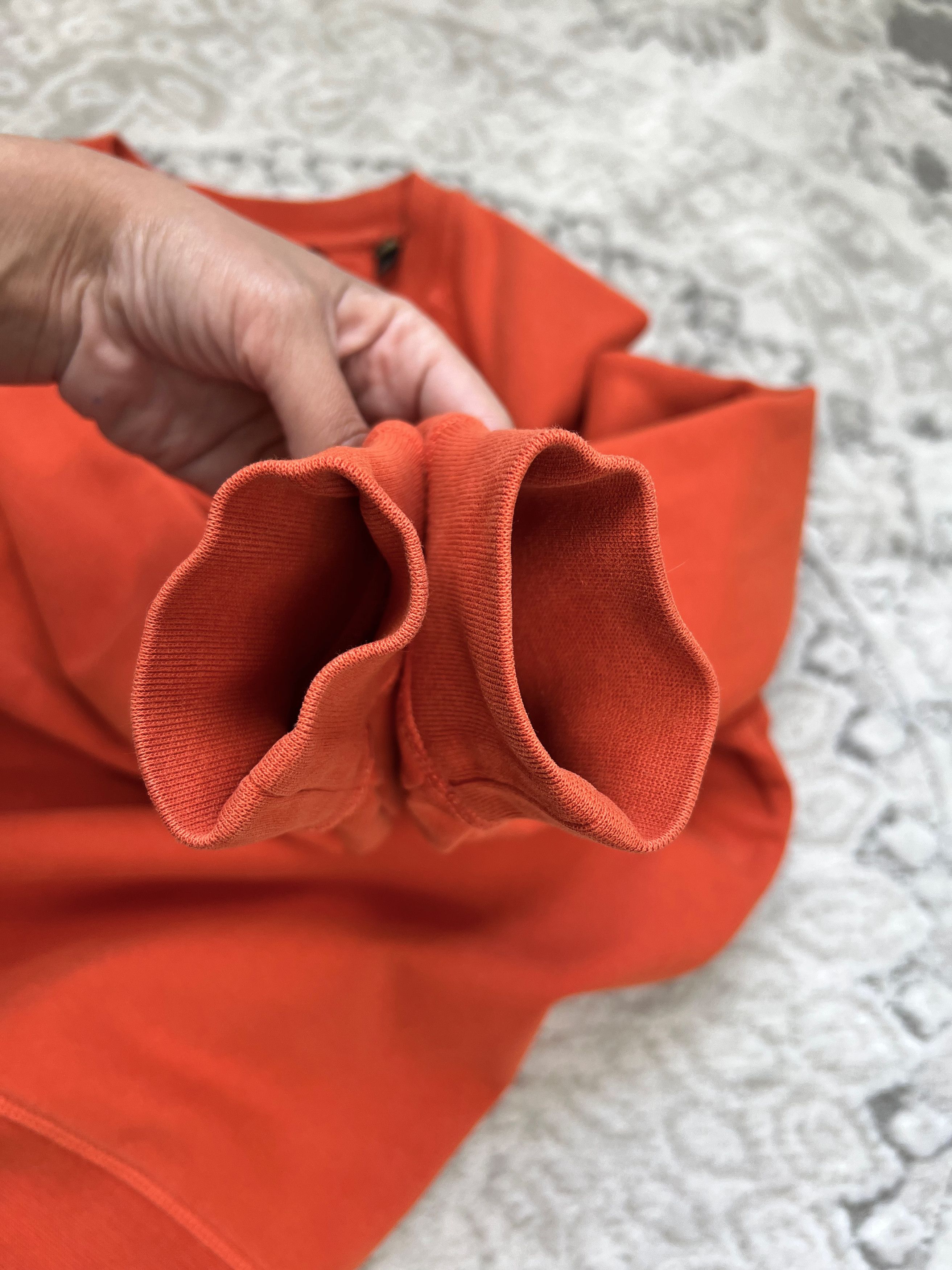 Belstaff Belstaff England 1924 Logo Crewneck Sweatshirt Orange XS Size US XS / EU 42 / 0 - 9 Thumbnail