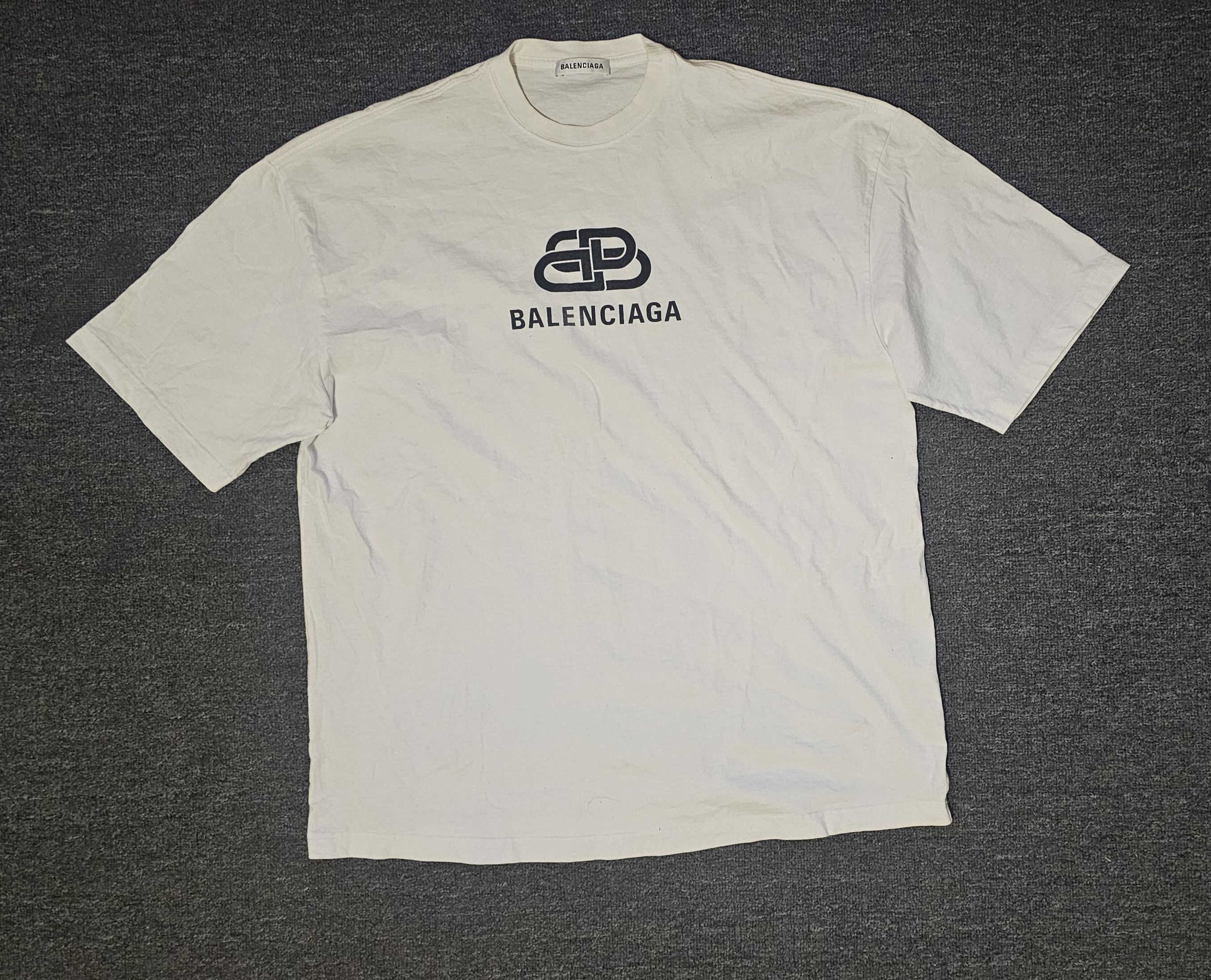 Balenciaga Balenciaga white men's oversize t shirt size L