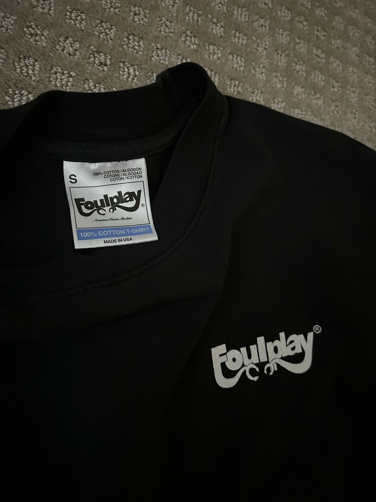 Foulplay Company Foulplay Black T-shirt Size US S / EU 44-46 / 1 - 3 Thumbnail