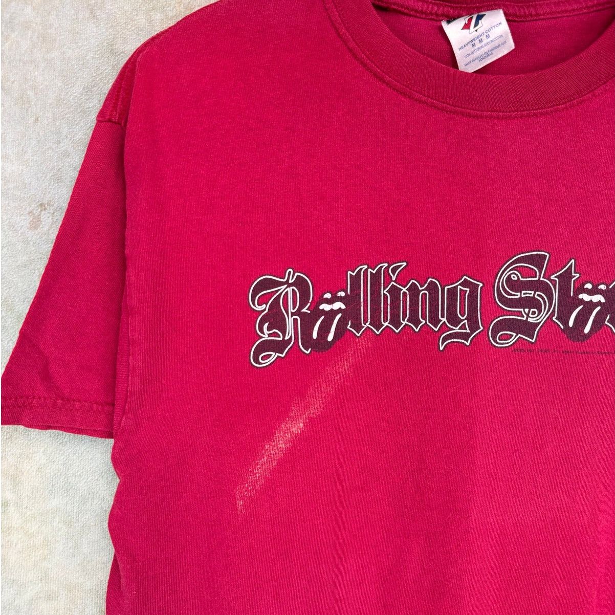 Vintage VTG 2005 The Rolling Stones T Shirt Mens Sz M Red Band Size US M / EU 48-50 / 2 - 5 Thumbnail