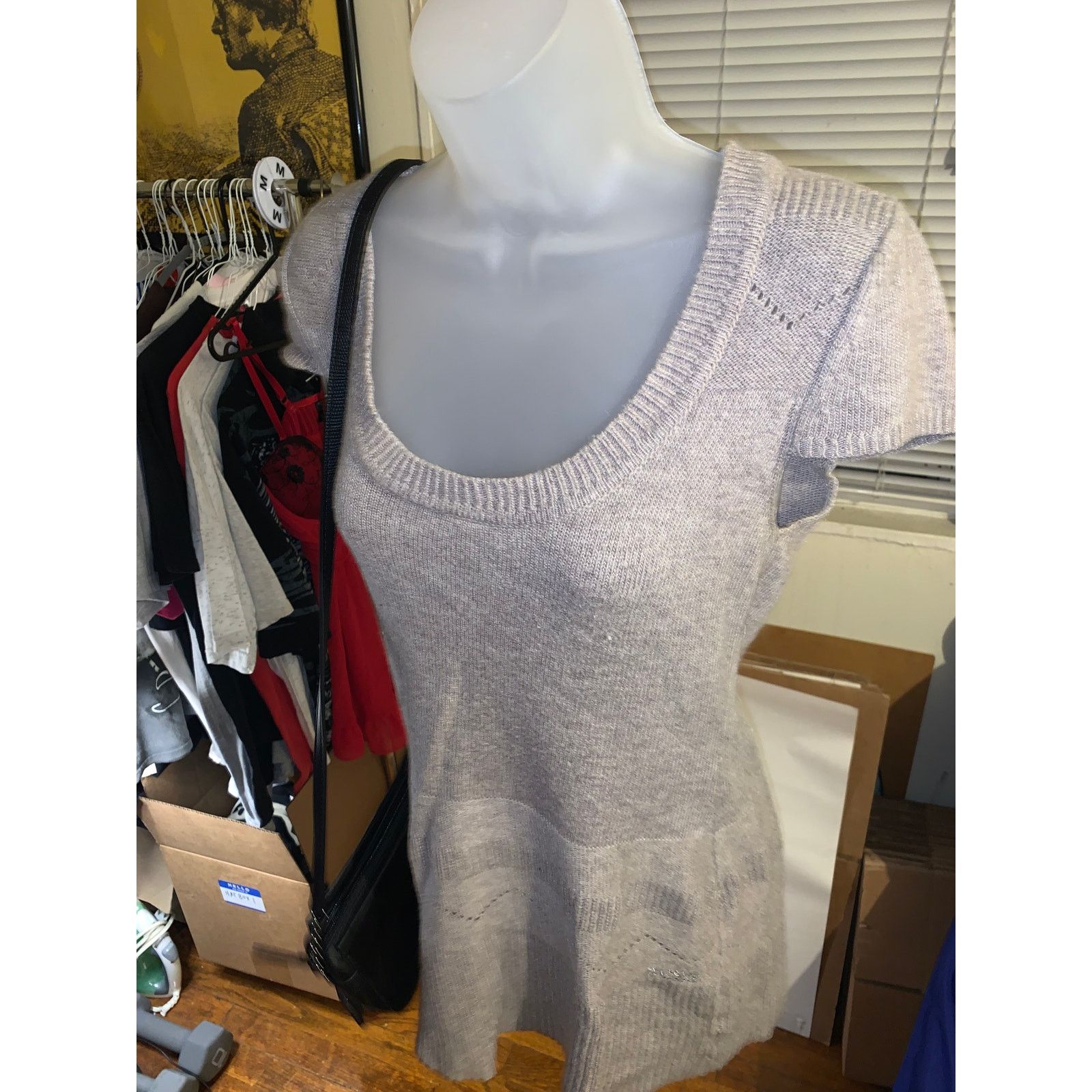 Bcbgmaxazria BCBGMaxAzria Angora Wool Blend Sleeveless Sweater Womens S Size S / US 4 / IT 40 - 8 Thumbnail