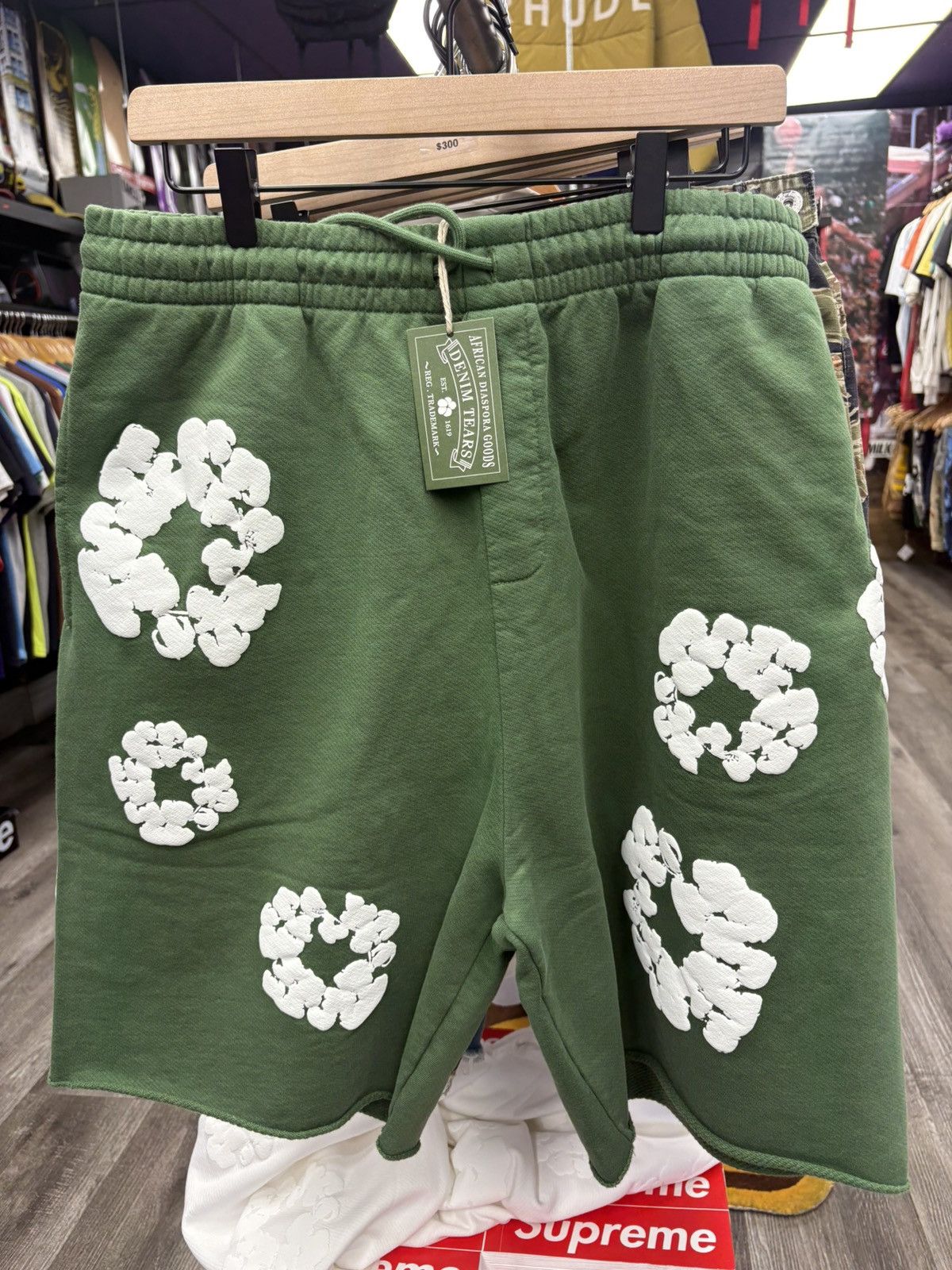 パンツ DENIM TEARS SHORTS GREEN S Denim Tears 