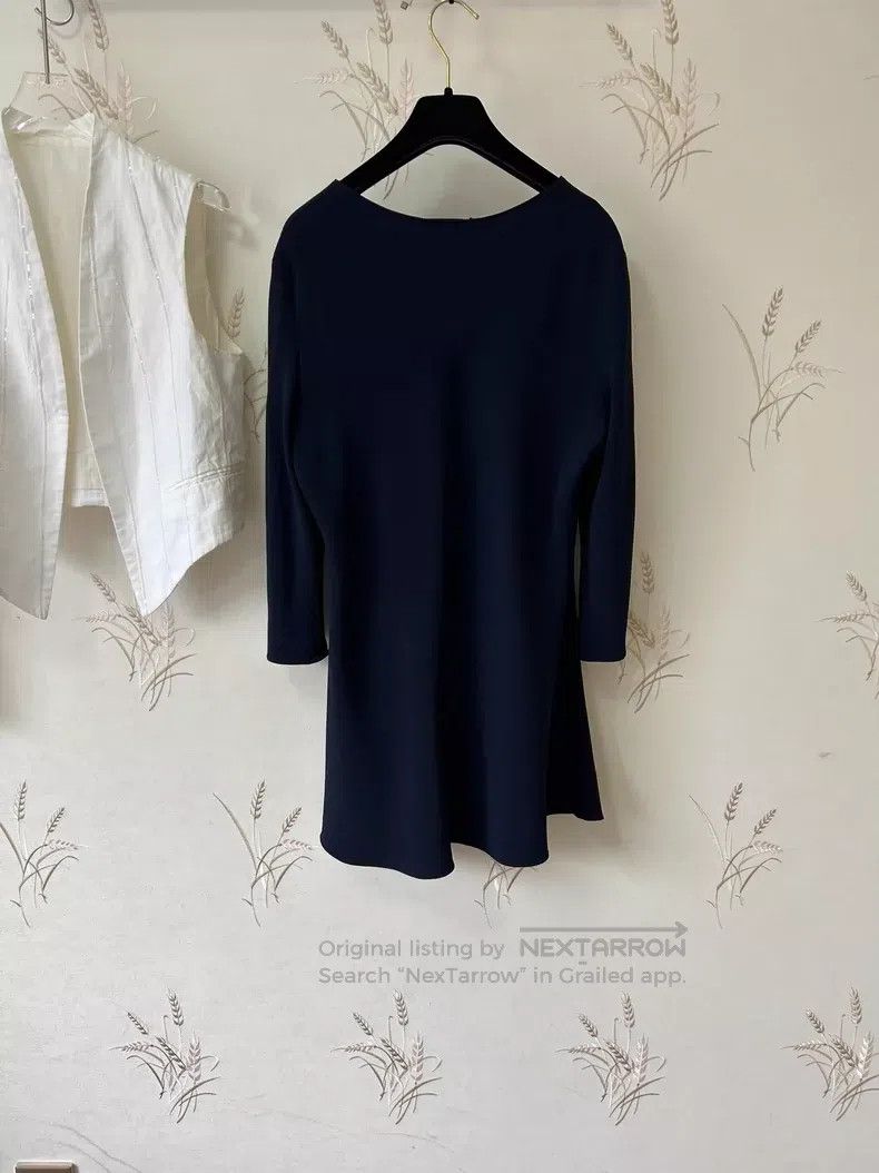The Row The row Dark blue simple and advanced dress Size L / US 10 / IT 46 - 3 Thumbnail