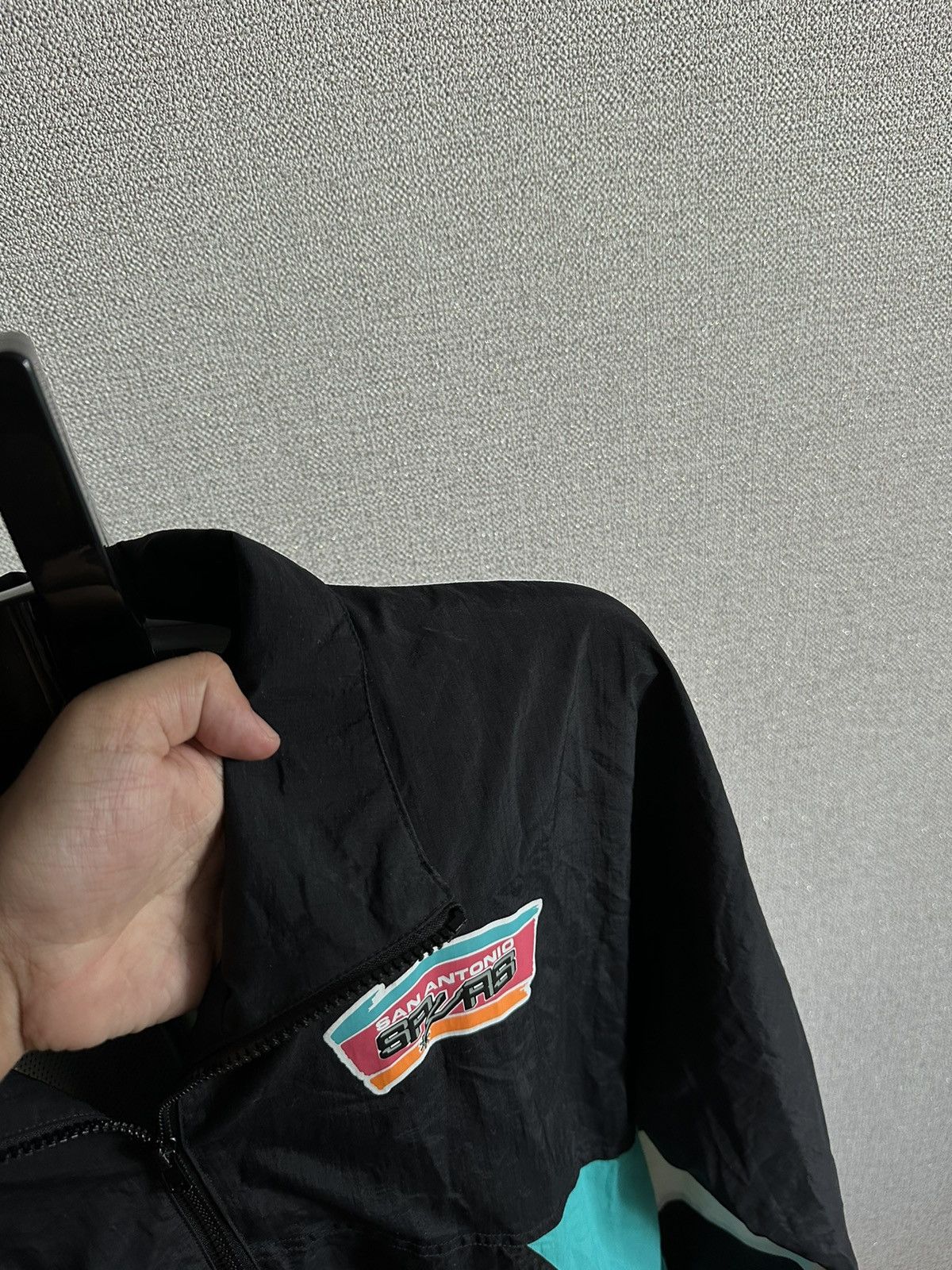 Mitchell & Ness Vintage Mitchell Ness San Antonio Spurs Nylon Jacket Size US M / EU 48-50 / 2 - 8 Thumbnail