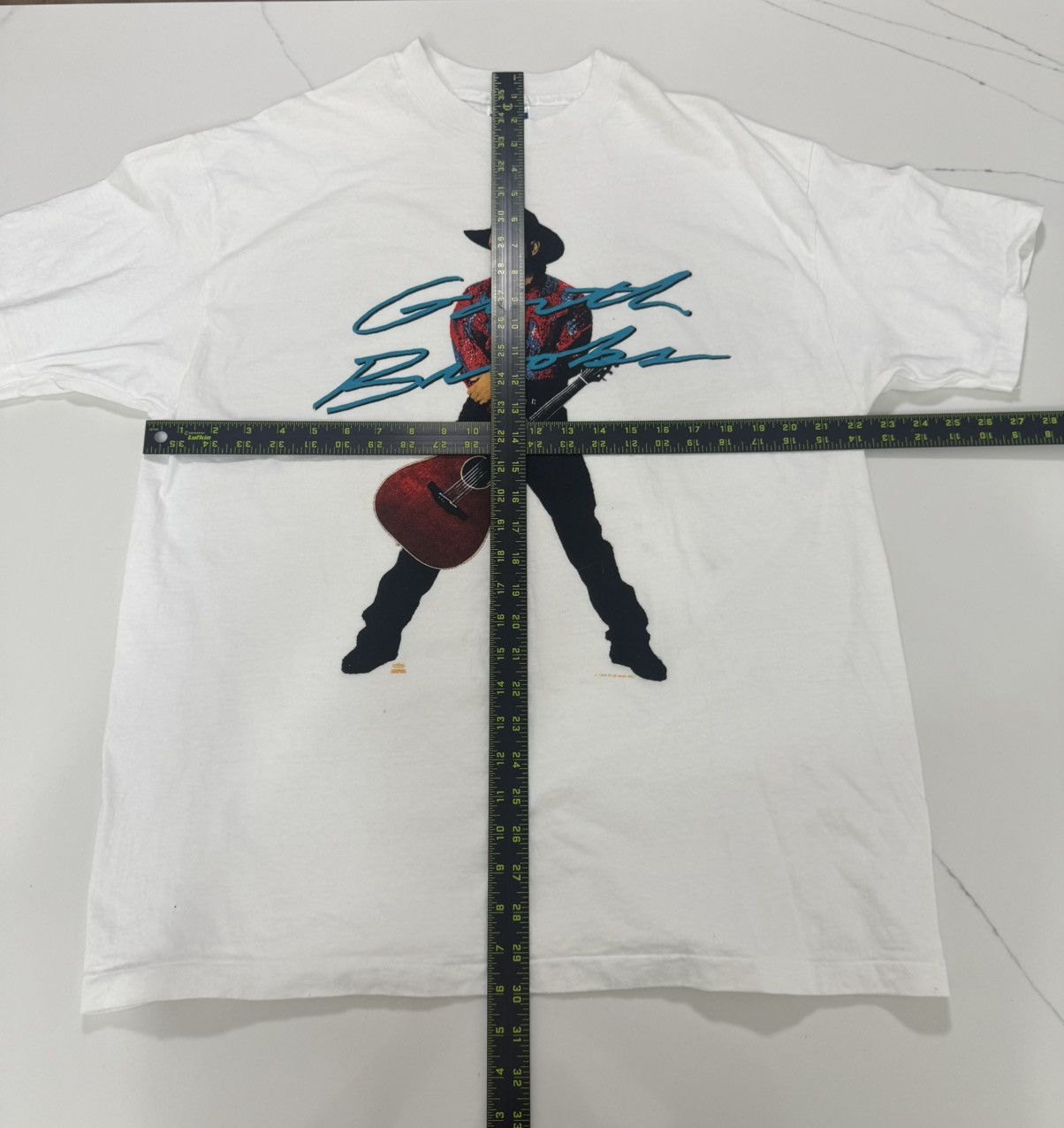 Hanes 🤠 Vintage 90s Garth Brooks Graphic Tee – Made in USA (XL) Size US XL / EU 56 / 4 - 5 Thumbnail