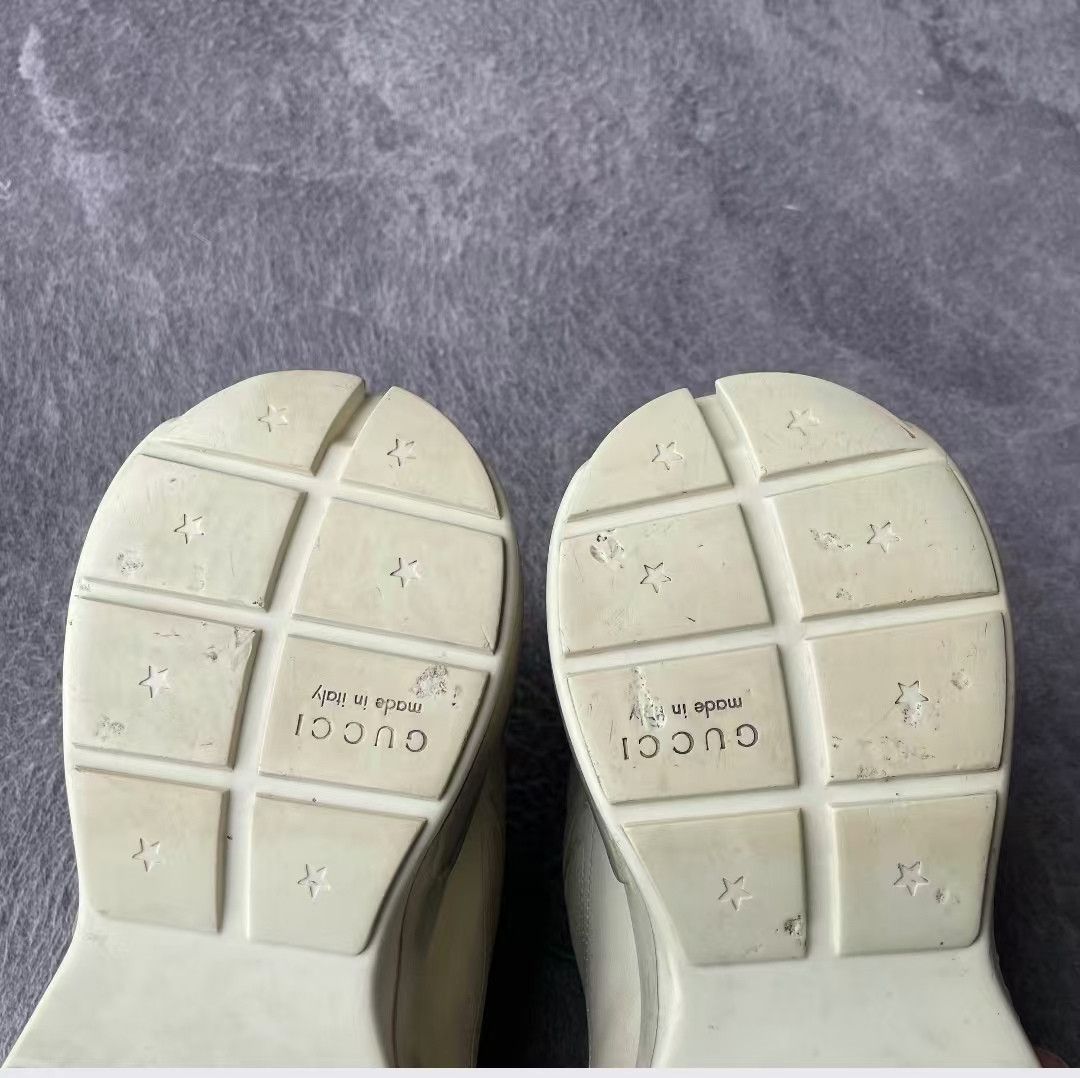 Gucci gucci rhytone white distressed red lips sneakers-yw Size US 11 / EU 44 - 9 Thumbnail