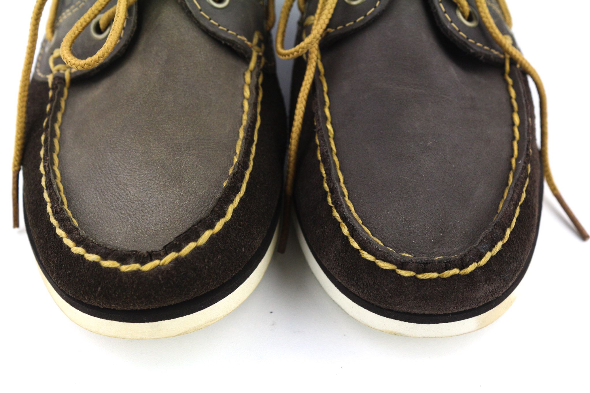 Timberland 26608 UK3.5 Dark Brown Leather Lace Up Shoes 81015 Size US 4 / IT 34 - 4 Thumbnail