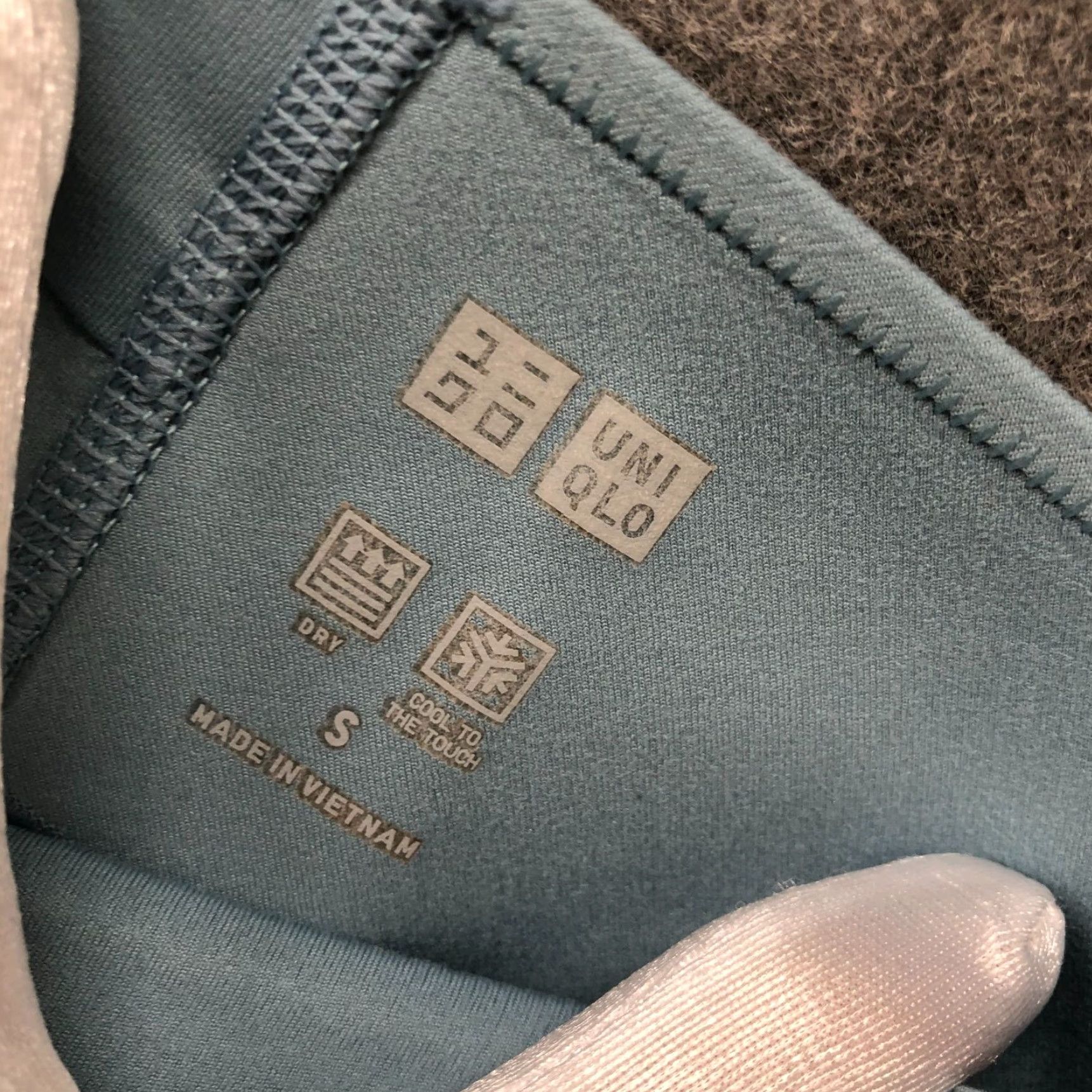 Uniqlo Uniqlo Biker Shorts Womens S Light Blue Airism 6.5'' Active Gym Cycling Compression Waist Breathable Stretch Size 28" / US 6 / IT 42 - 7 Thumbnail