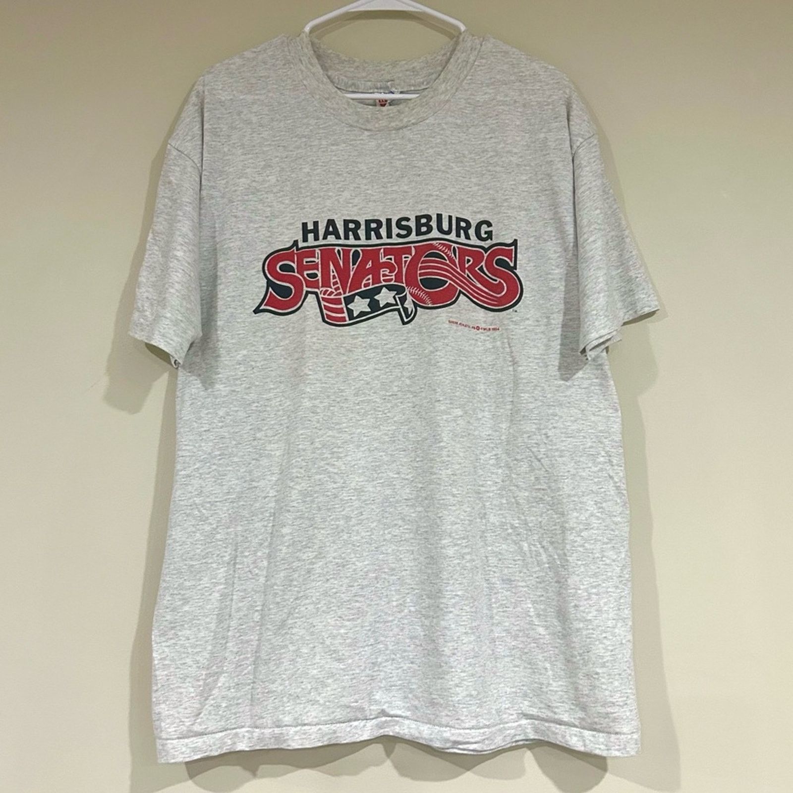 Hanes Vintage 1994 Harrisburg Senators Baseball Shirt Size US XL / EU 56 / 4 - 1 Thumbnail
