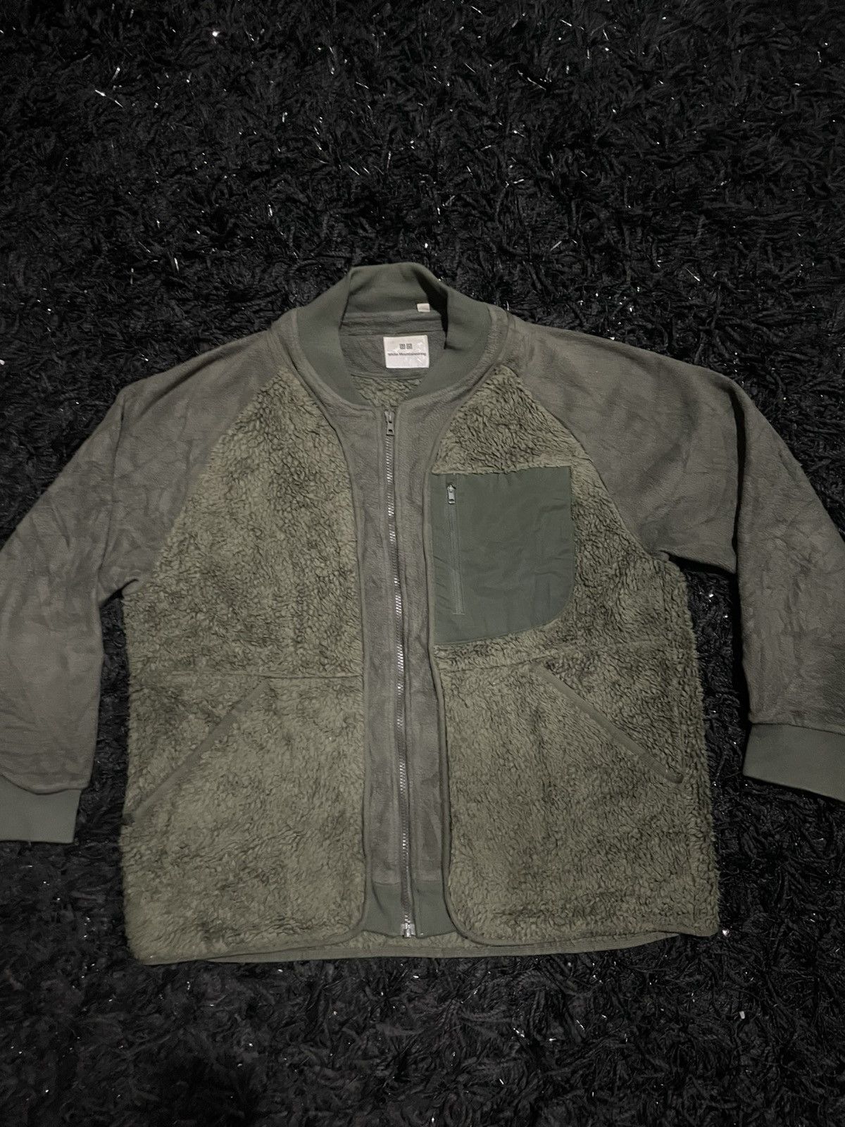 Uniqlo × White Mountaineering Uniqlo White Mountaineering sherpa fleece jacket blockTech Size US L / EU 52-54 / 3 - 3 Thumbnail