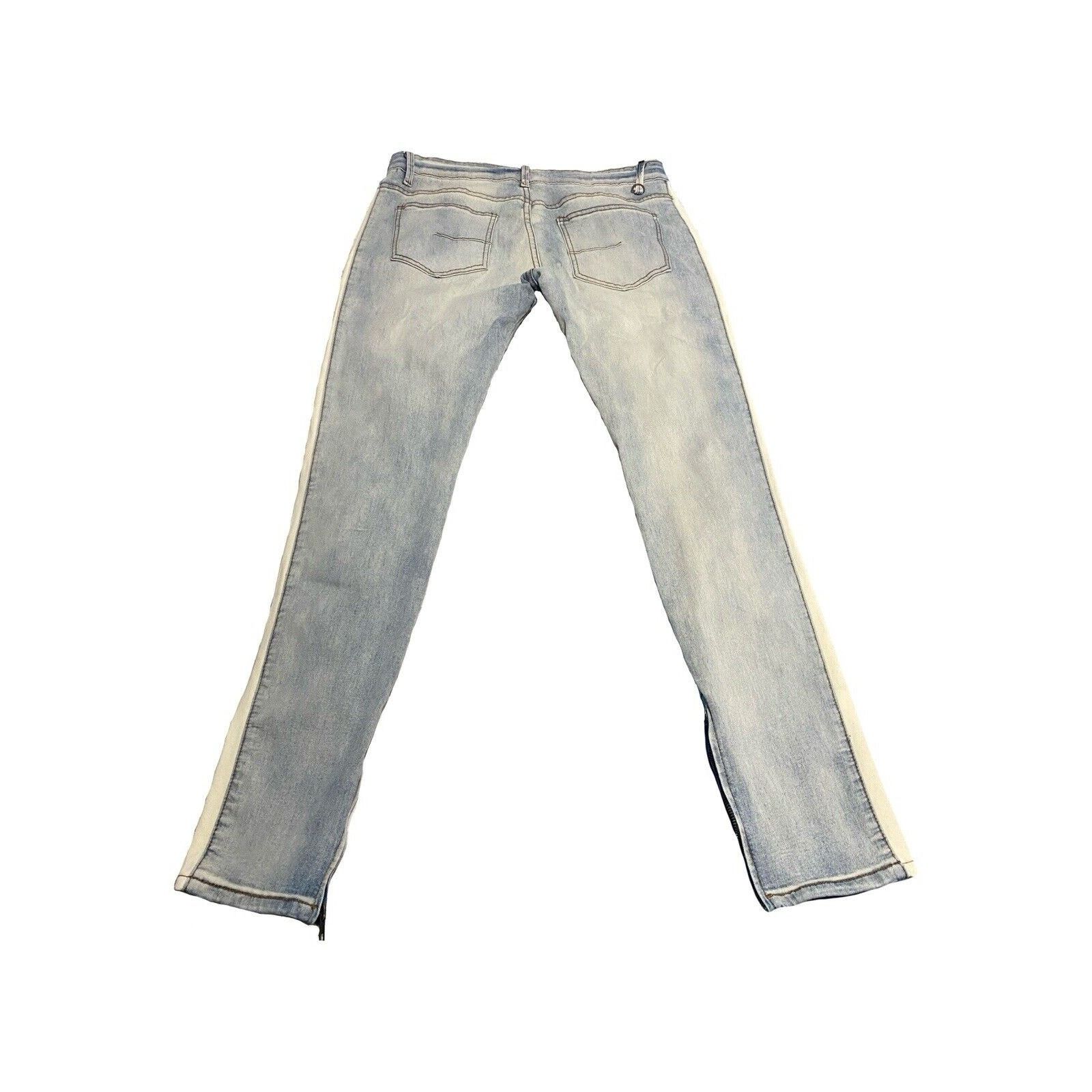 Other Slim Fit Light Blue Distressed Jeans W34 Size US 34 / EU 50 - 2 Thumbnail