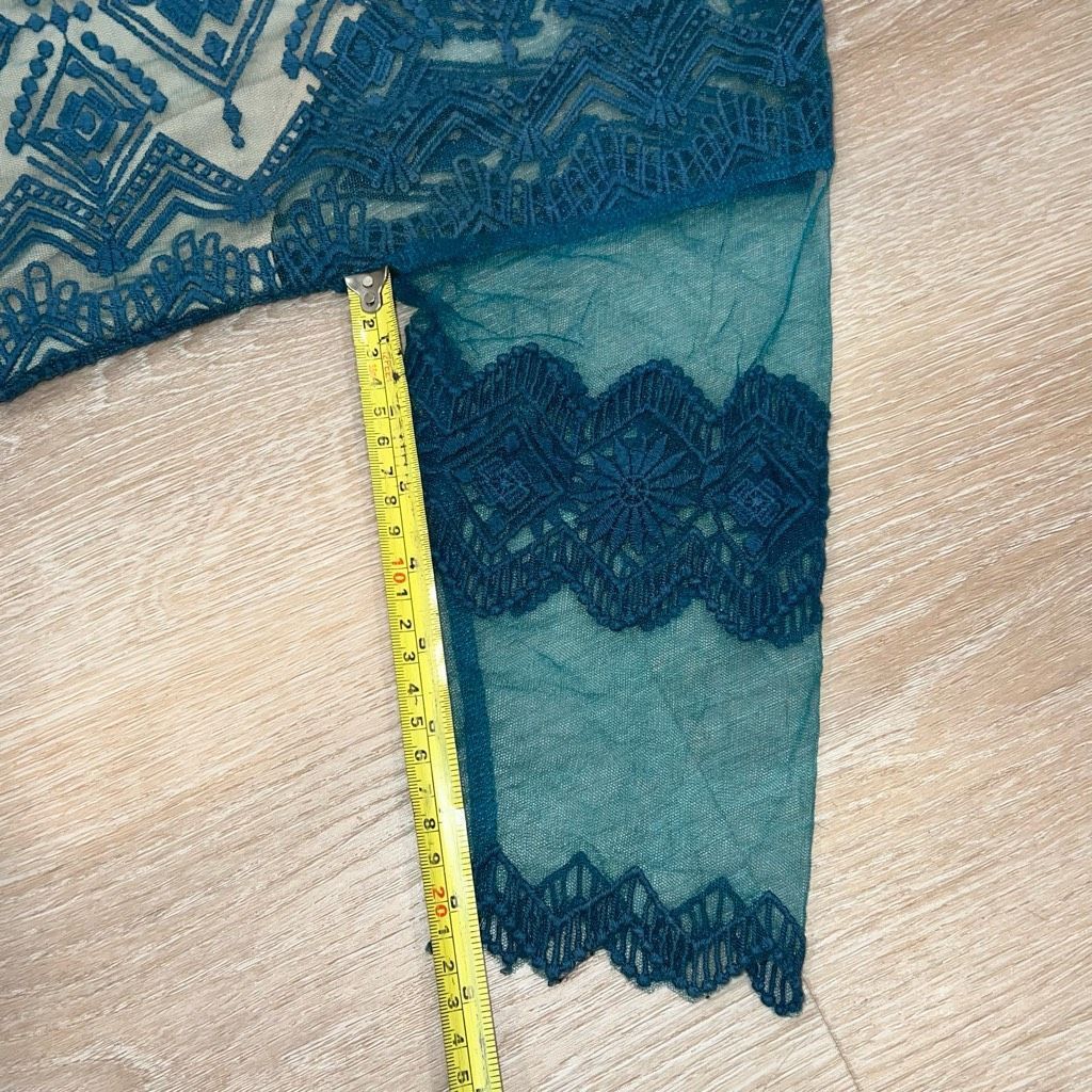 Free People Jen's Pirate Booty x Free People Sagrada Romeo Lace Teal Min Size S / US 4 / IT 40 - 12 Thumbnail