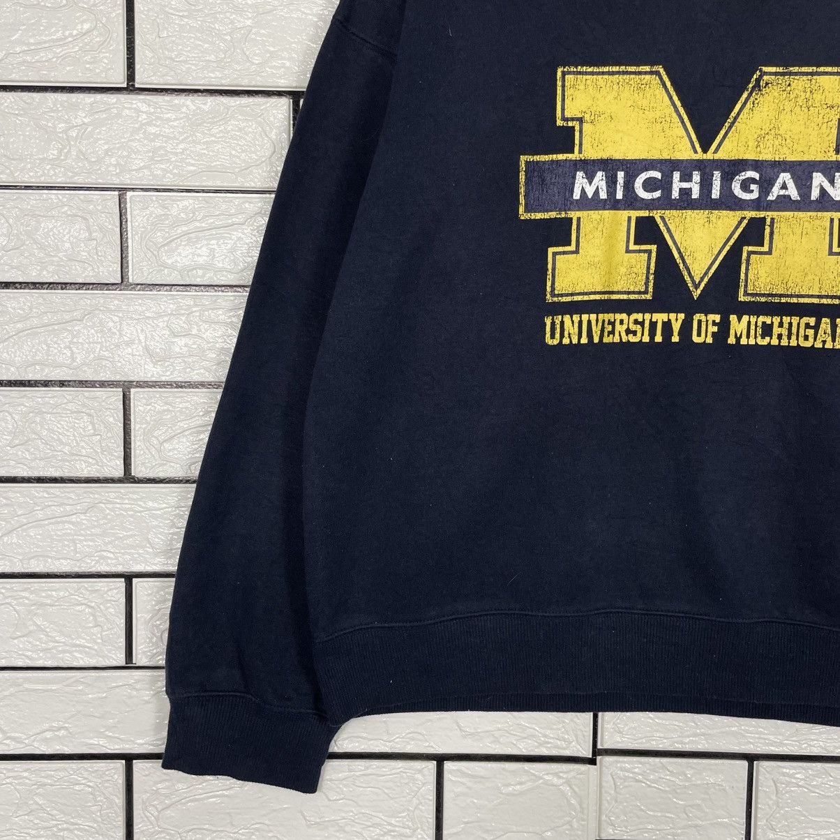 Japanese Brand University Of Michigan Pullover Hoodie Size US M / EU 48-50 / 2 - 3 Thumbnail