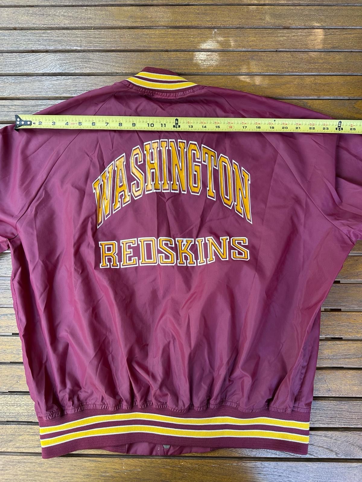 Chalk Line Vintage 80s/90s Washington Redskins VarsityStyle Windbreaker Size US XL / EU 56 / 4 - 4 Thumbnail
